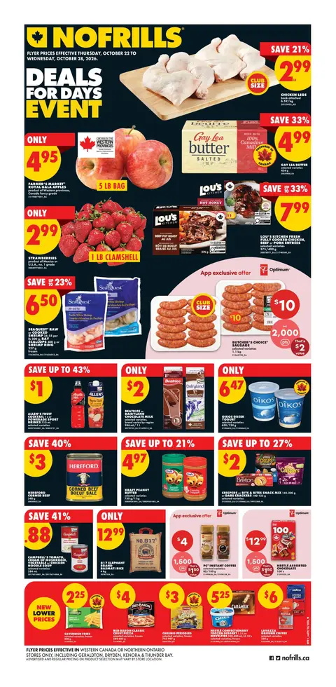 Weekly Flyer - Valid Thursday, October 22 - Wednesday, October 28