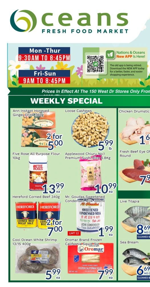 Oceans Westdrive Brampton Weekly Flyer - Page 1