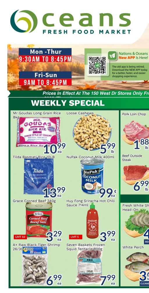 Oceans Westdrive Brampton Weekly Flyer - Page 1