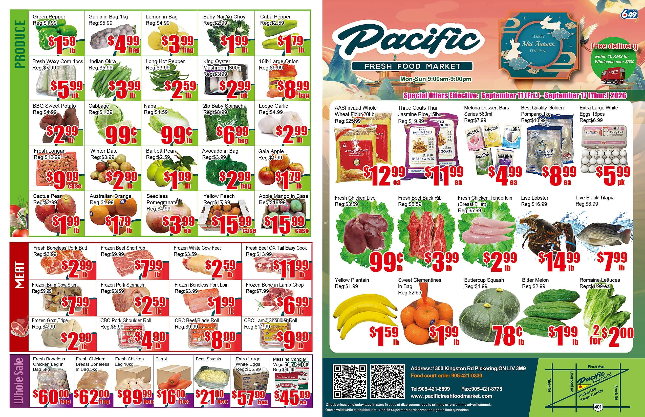 Pacific Fresh Food Market Pickering Weekly Flyer - Page 1