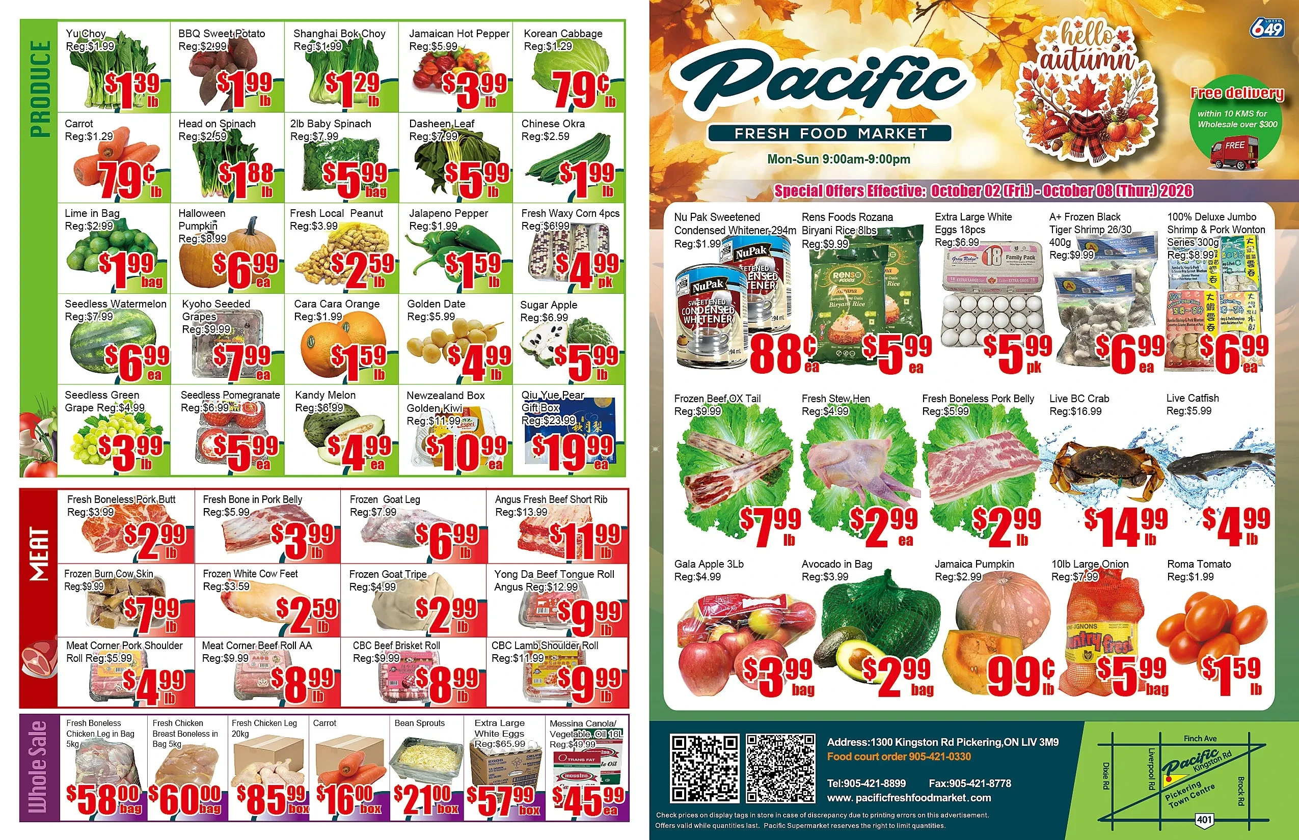Pacific Fresh Food Market Pickering Weekly Flyer - Page 1