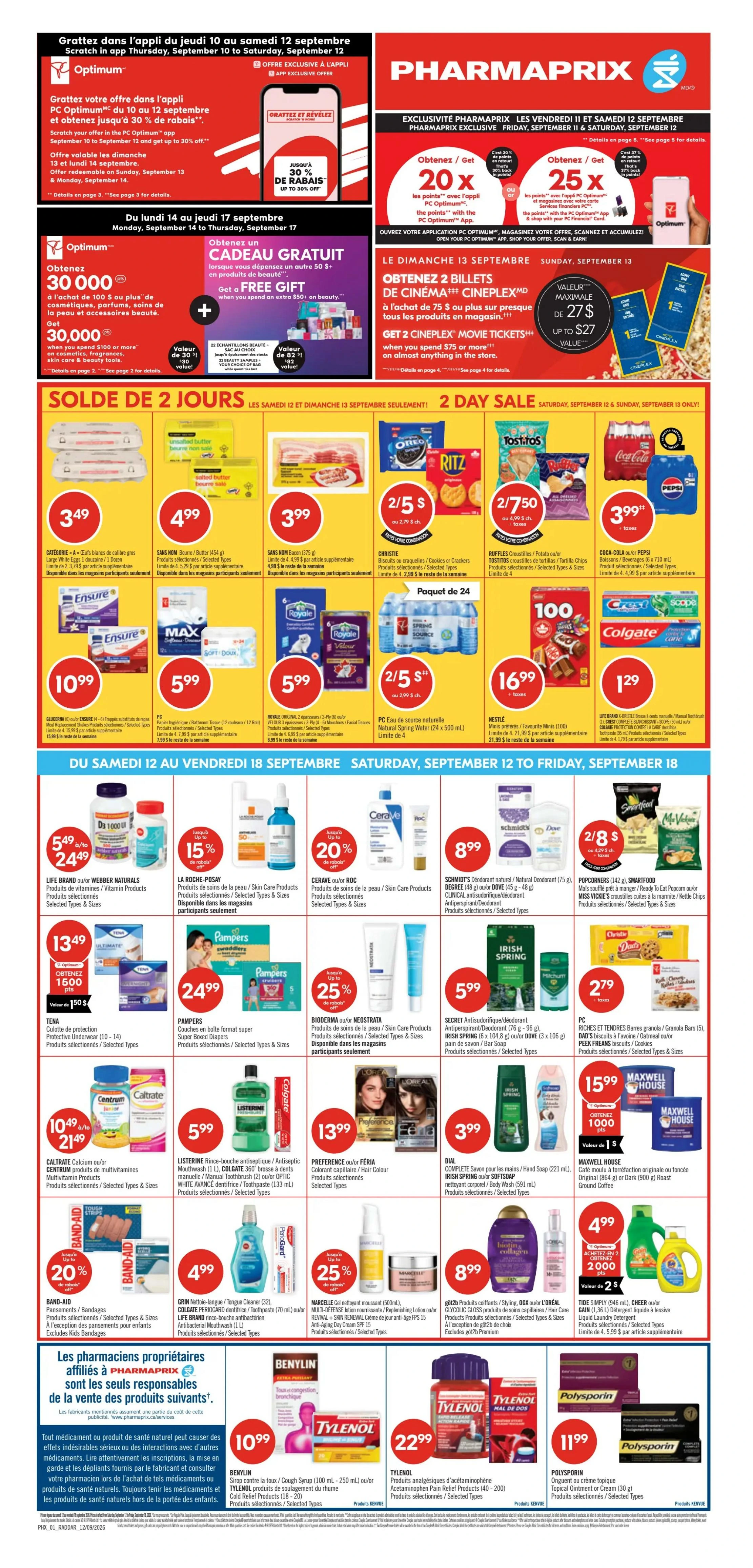 Pharmaprix Weekly Flyer - Page 1