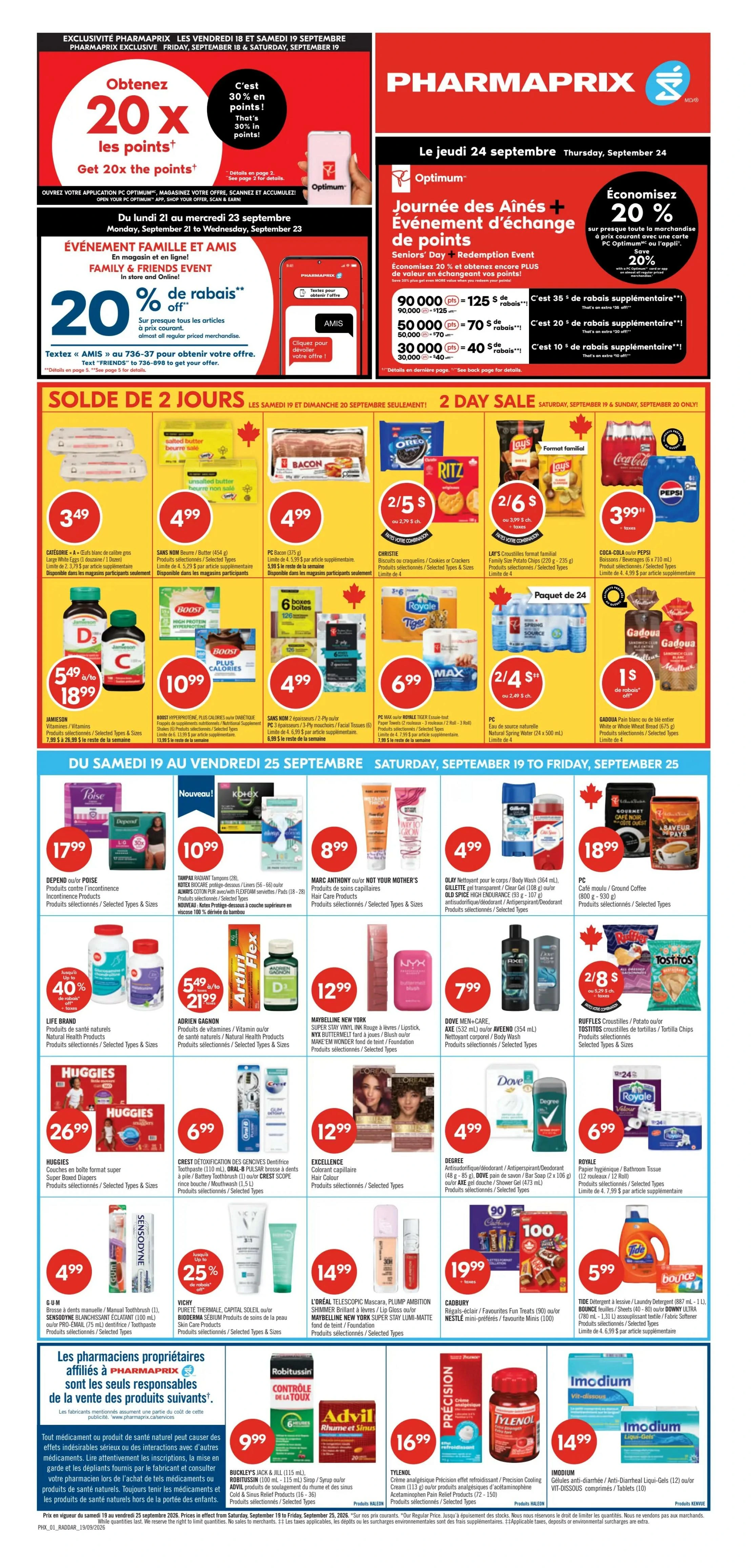 Pharmaprix Weekly Flyer - Page 1