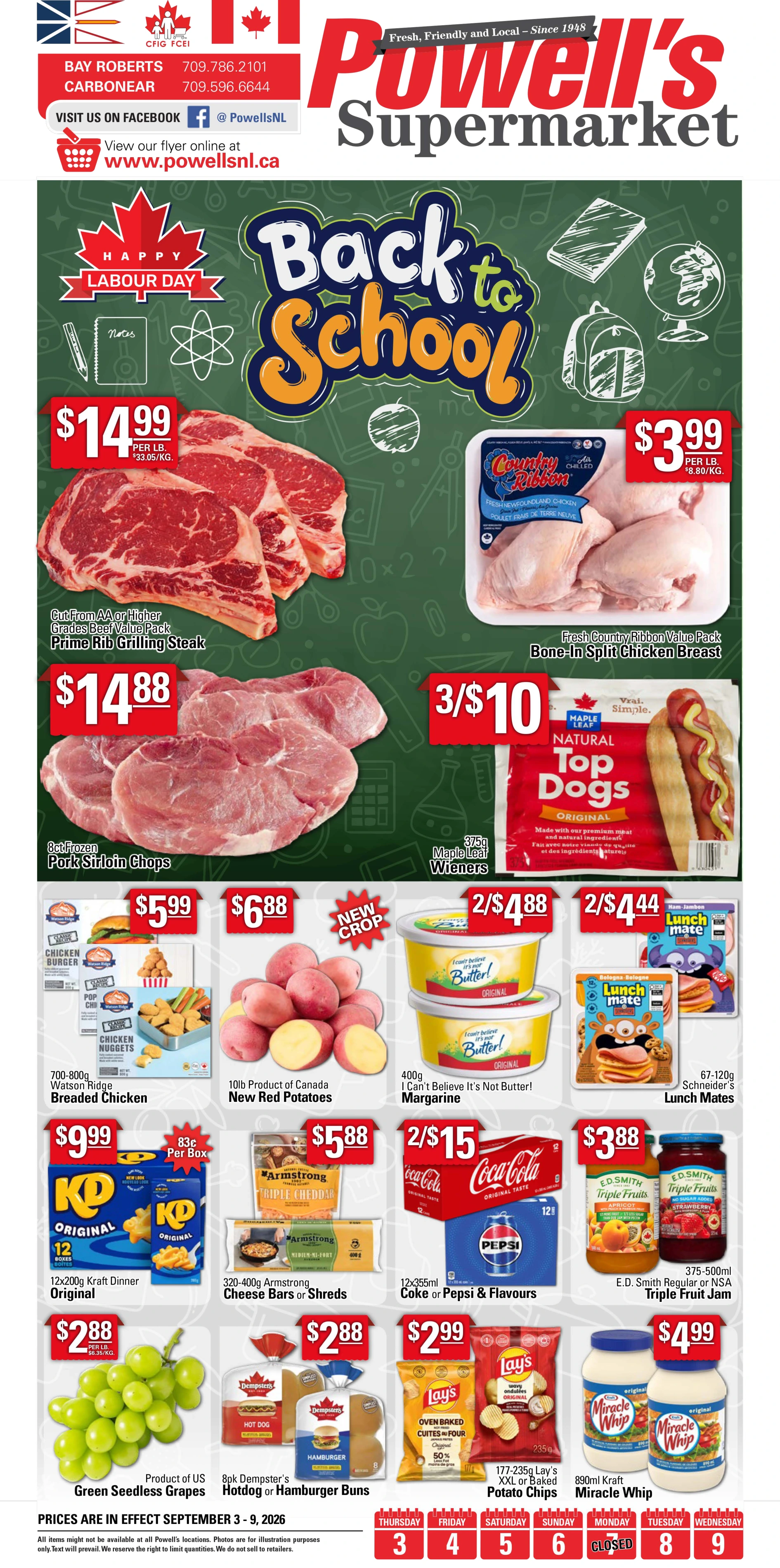 Powells Weekly Flyer - Page 1