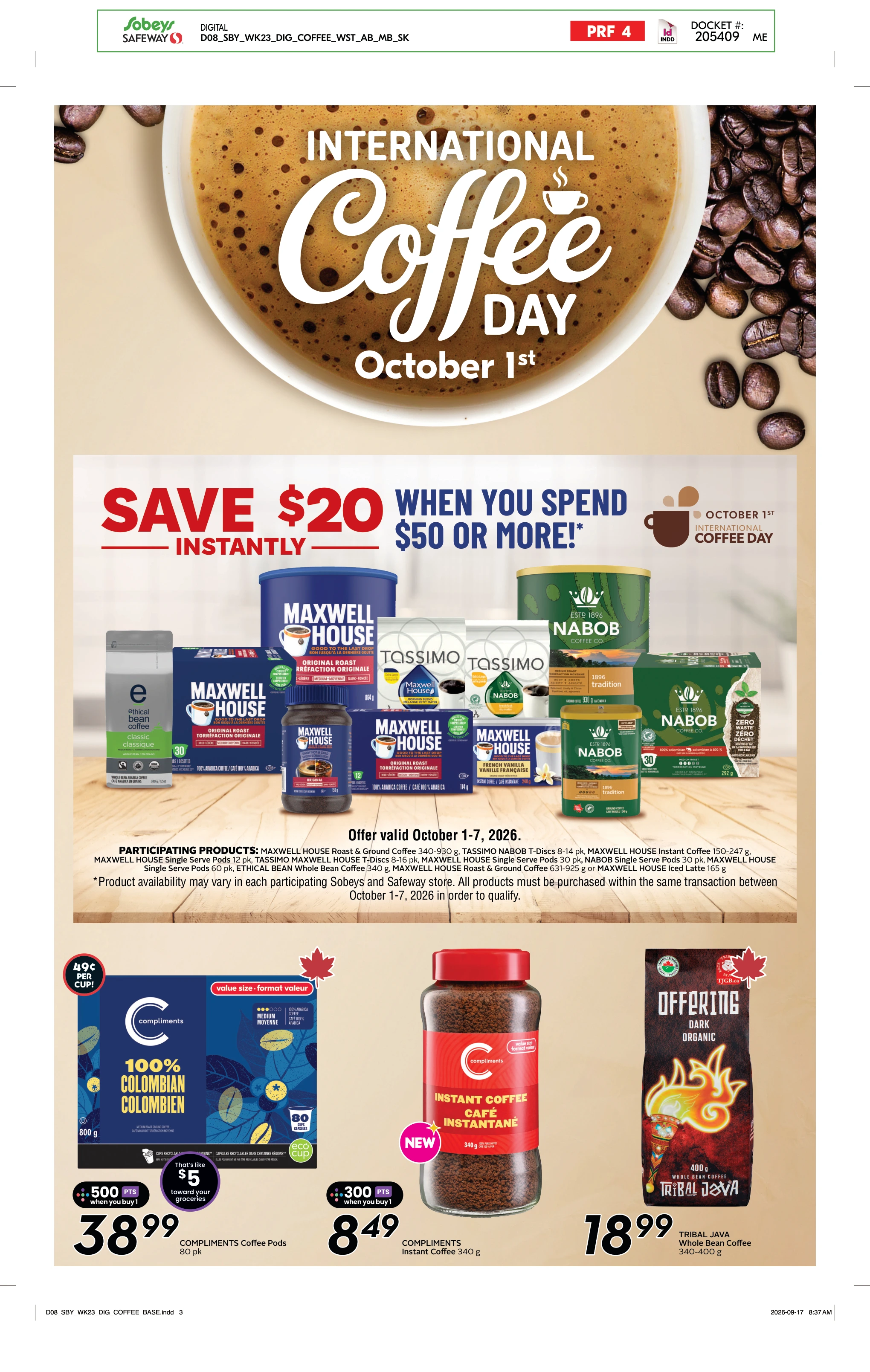 Safeway Alberta Weekly eFlyer 10/01 - 10/07 - Page 21