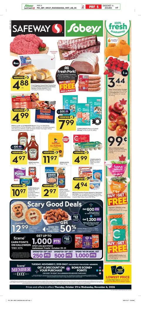 Weekly eFlyer 10/29-11/04