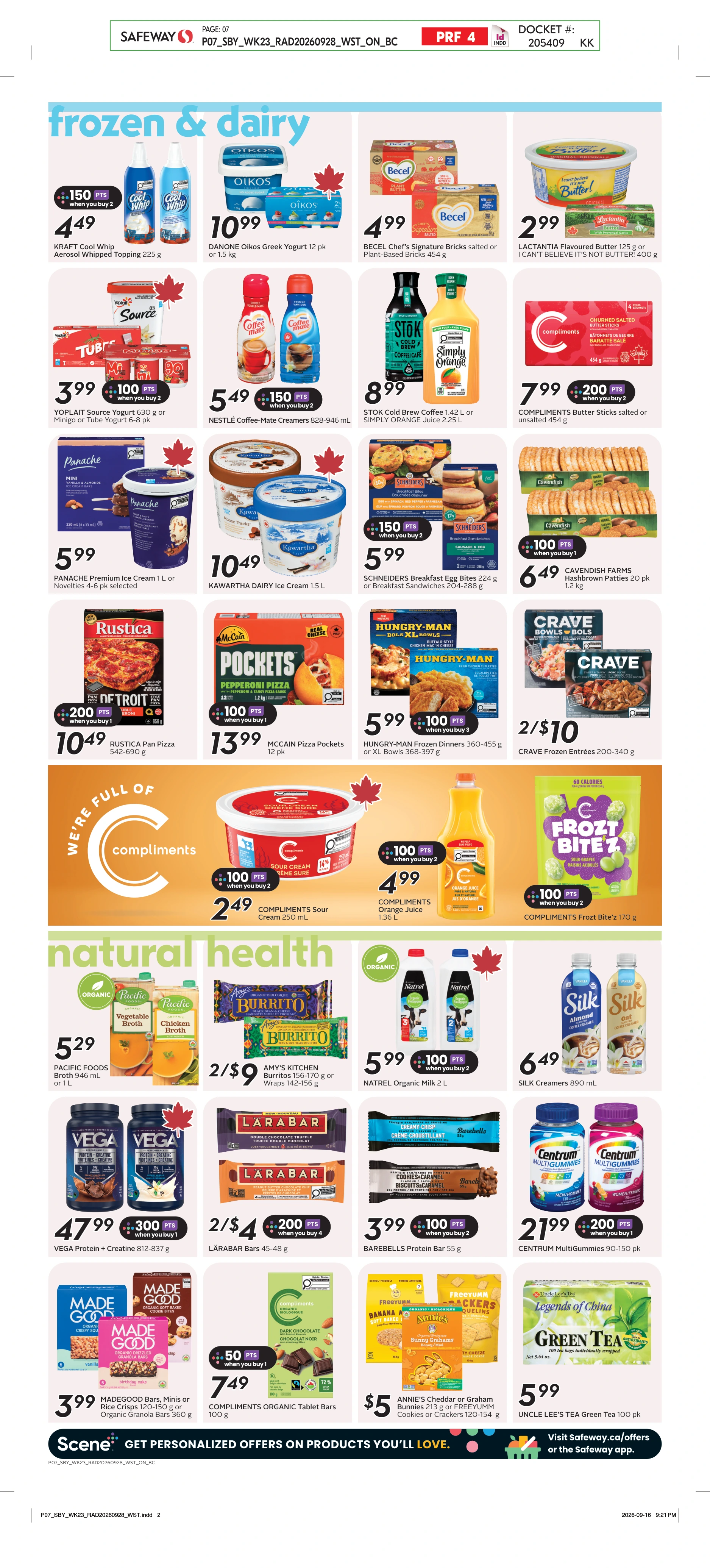 Safeway BC Weekly eFlyer 10/01 - 10/07 - Page 9