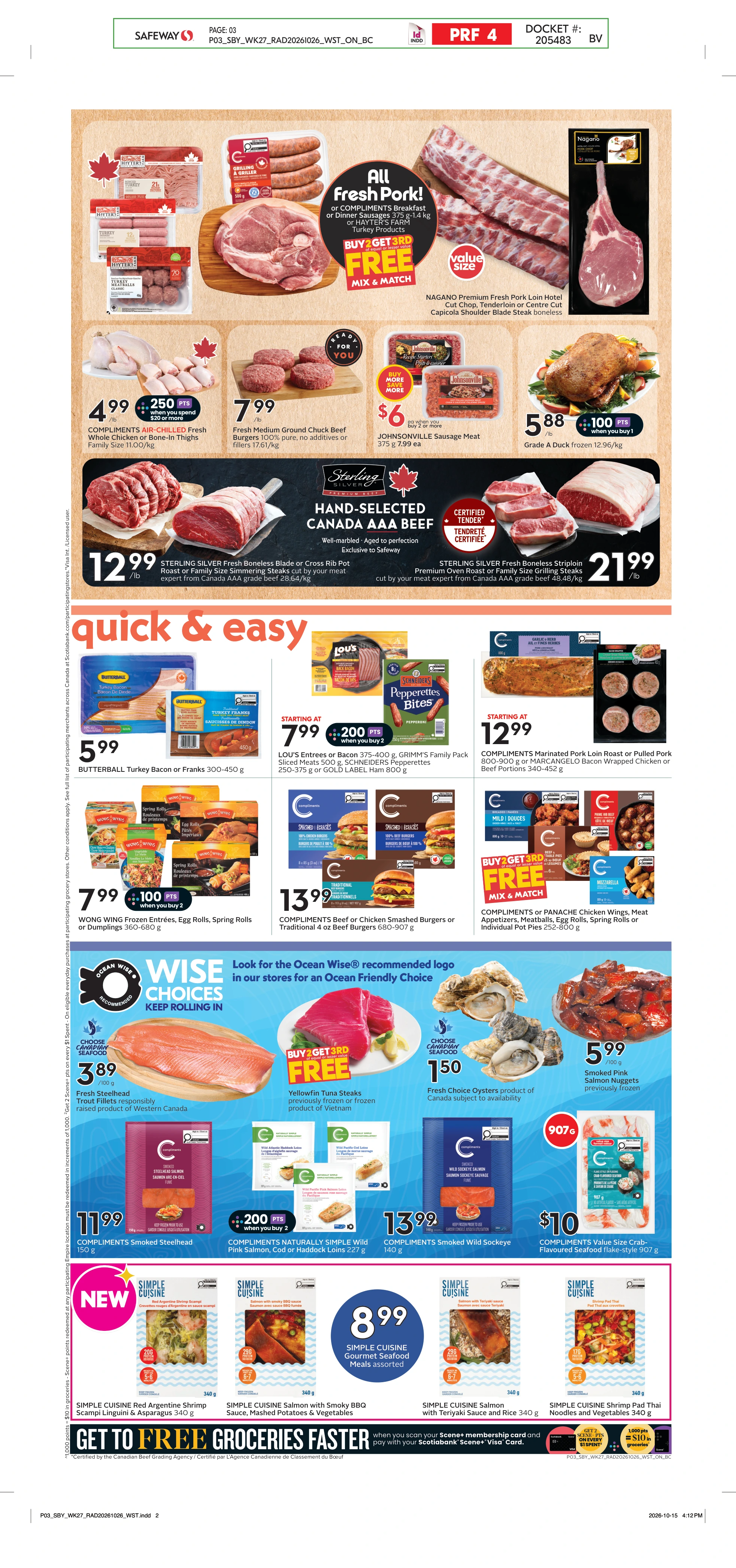 Safeway BC Weekly eFlyer 10/29-11/04 - Page 6