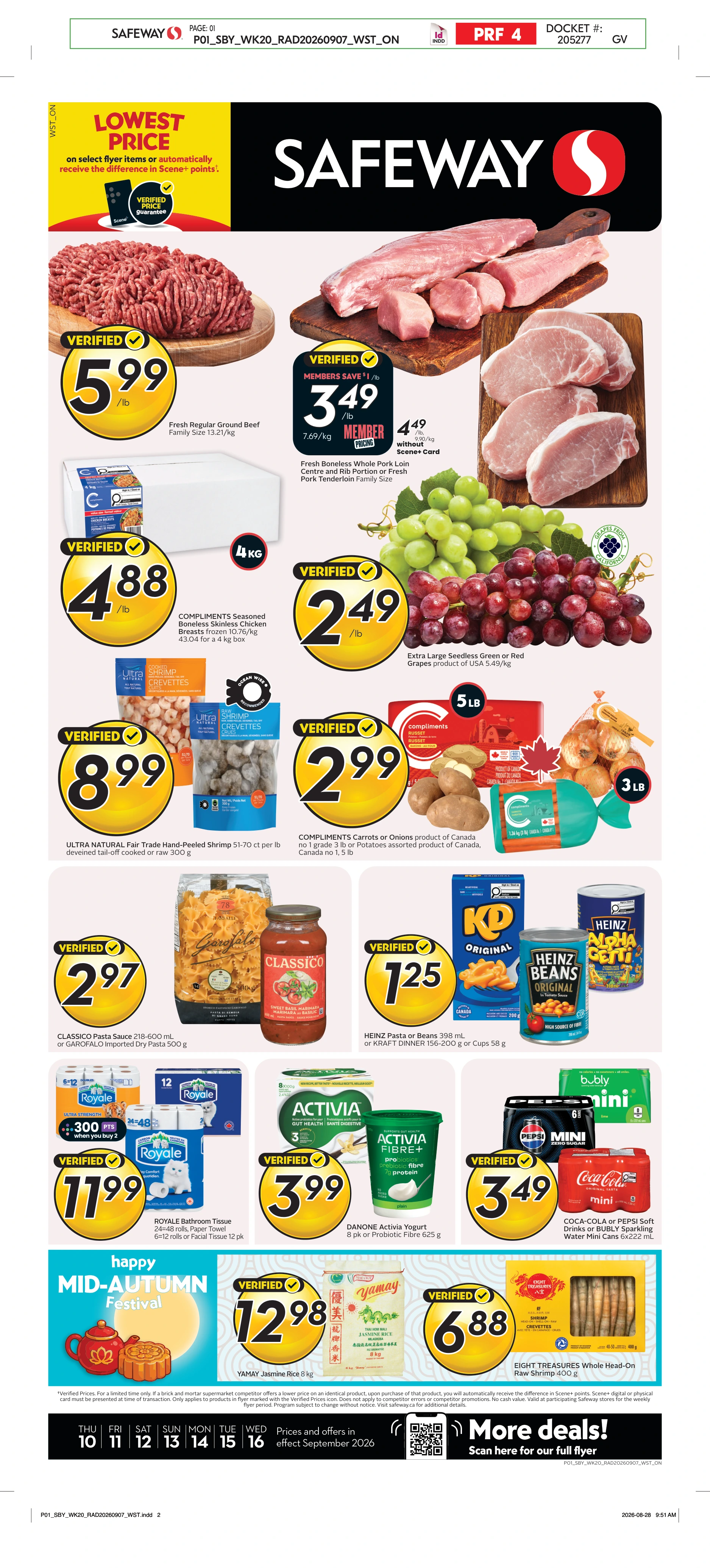 Safeway SK Weekly eFlyer 09/10 - 09/16 - Page 1
