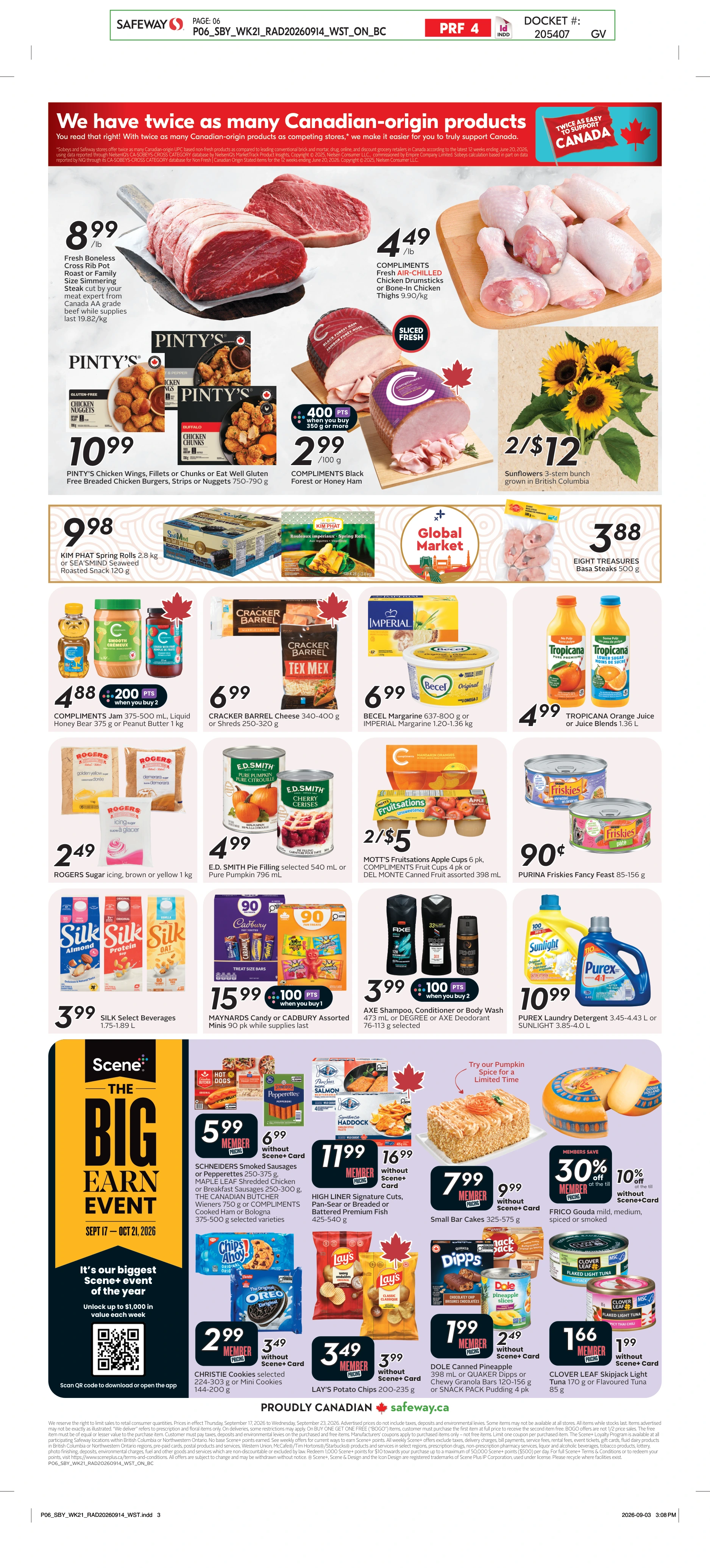 Safeway SK Weekly eFlyer 09/17 - 09/23 - Page 3