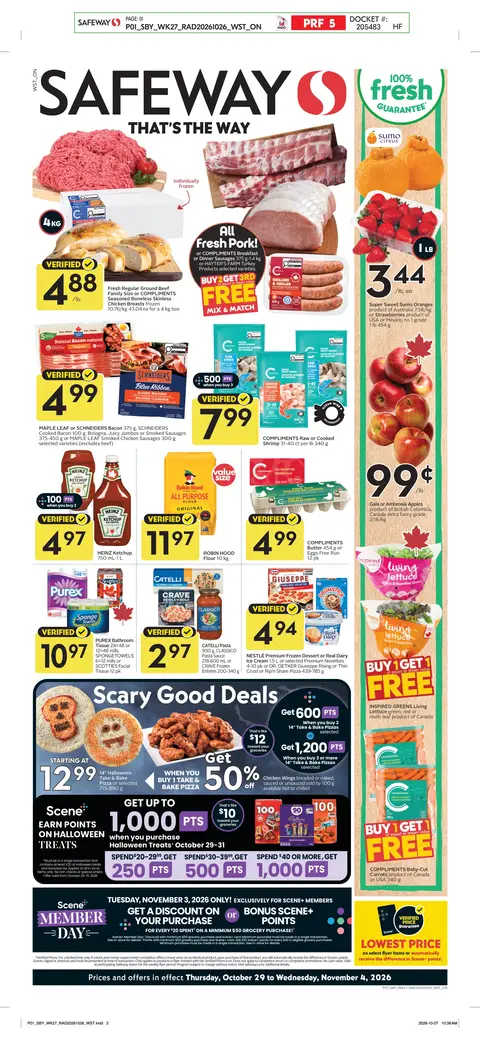 Weekly eFlyer 10/29-11/04