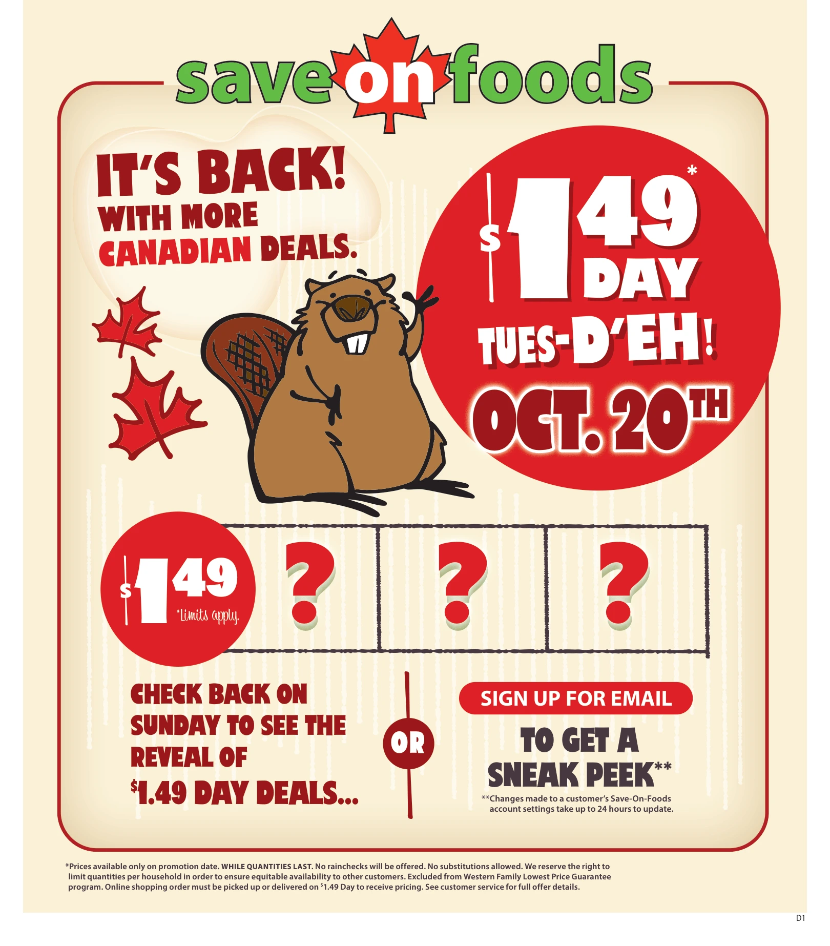 Save on Foods Flyer - Page 1