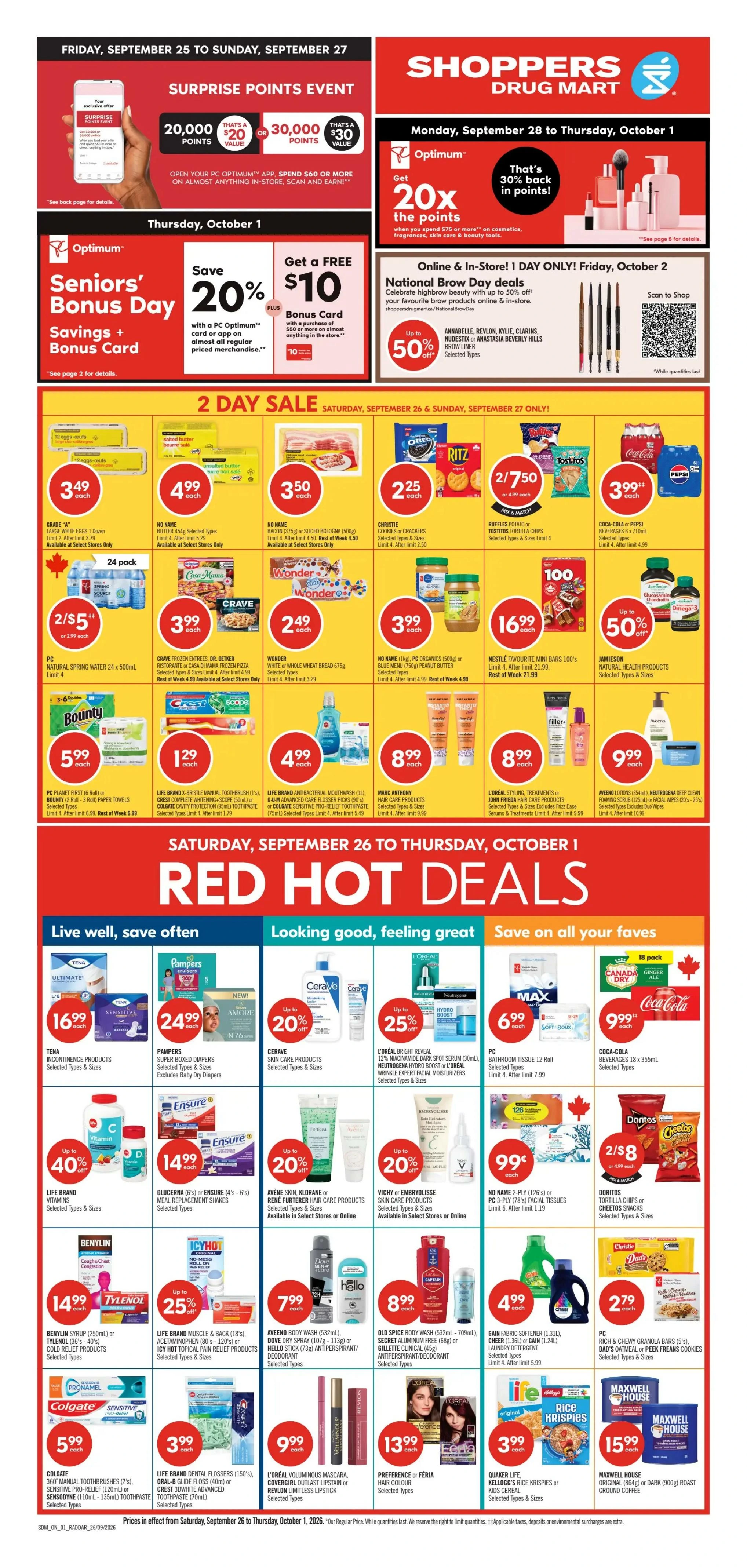 Shoppers Drug Mart Weekly Flyer - Page 1