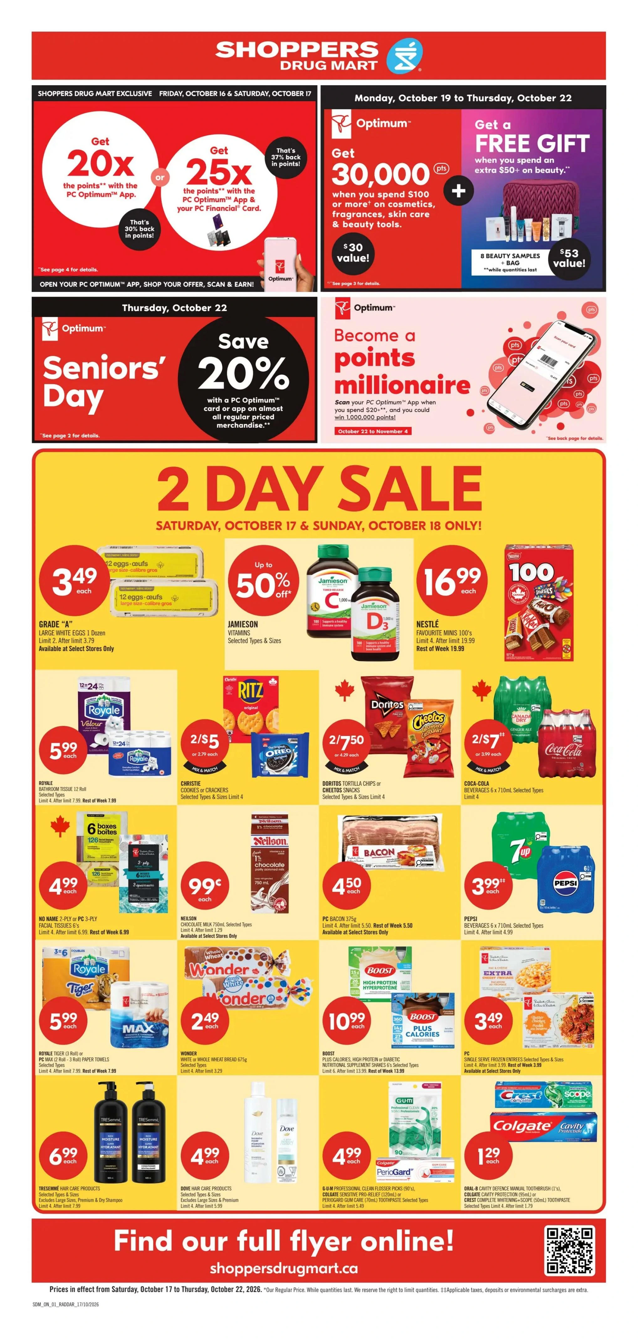 Shoppers Drug Mart Weekly Flyer - Page 1