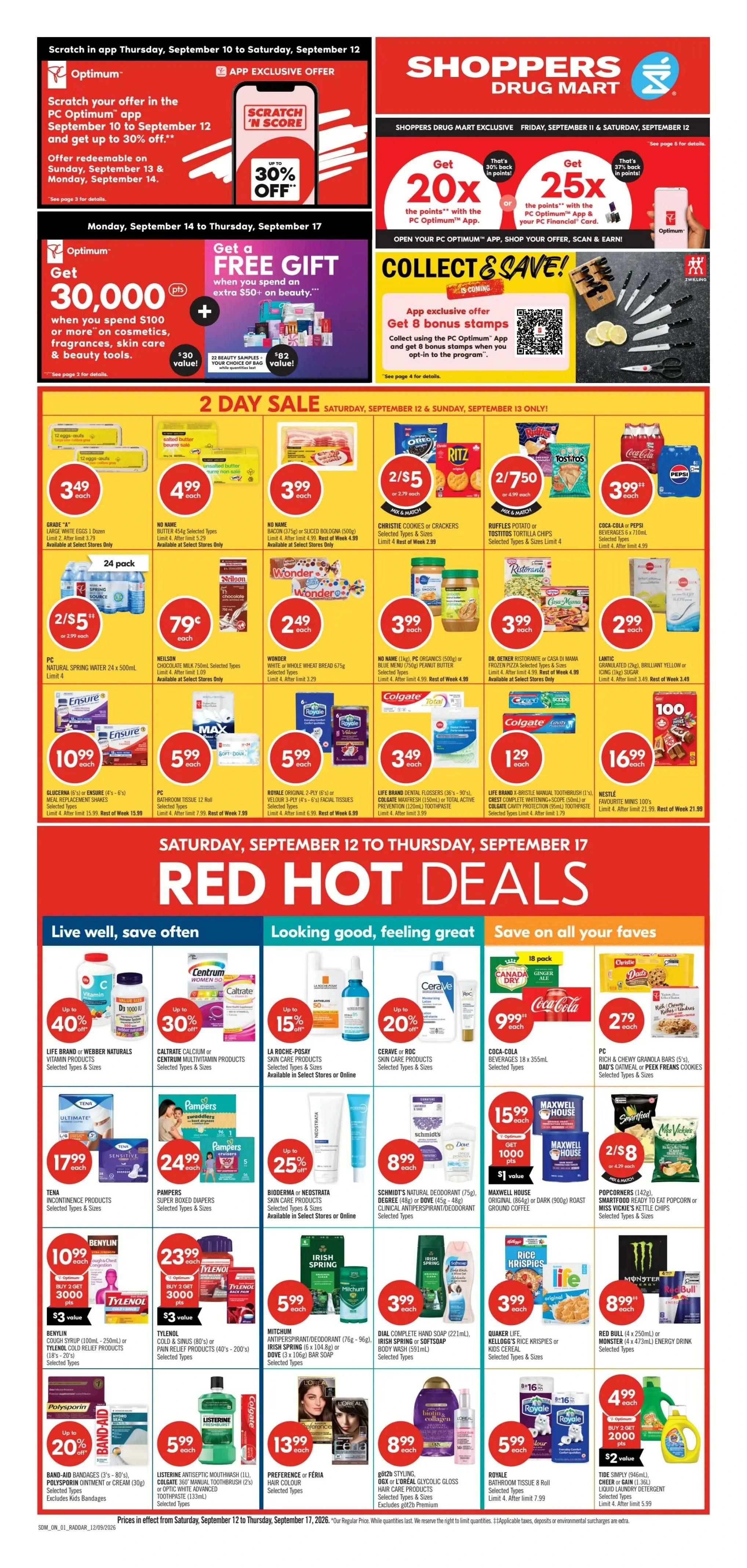 Shoppers Drug Mart Weekly Flyer - Page 1