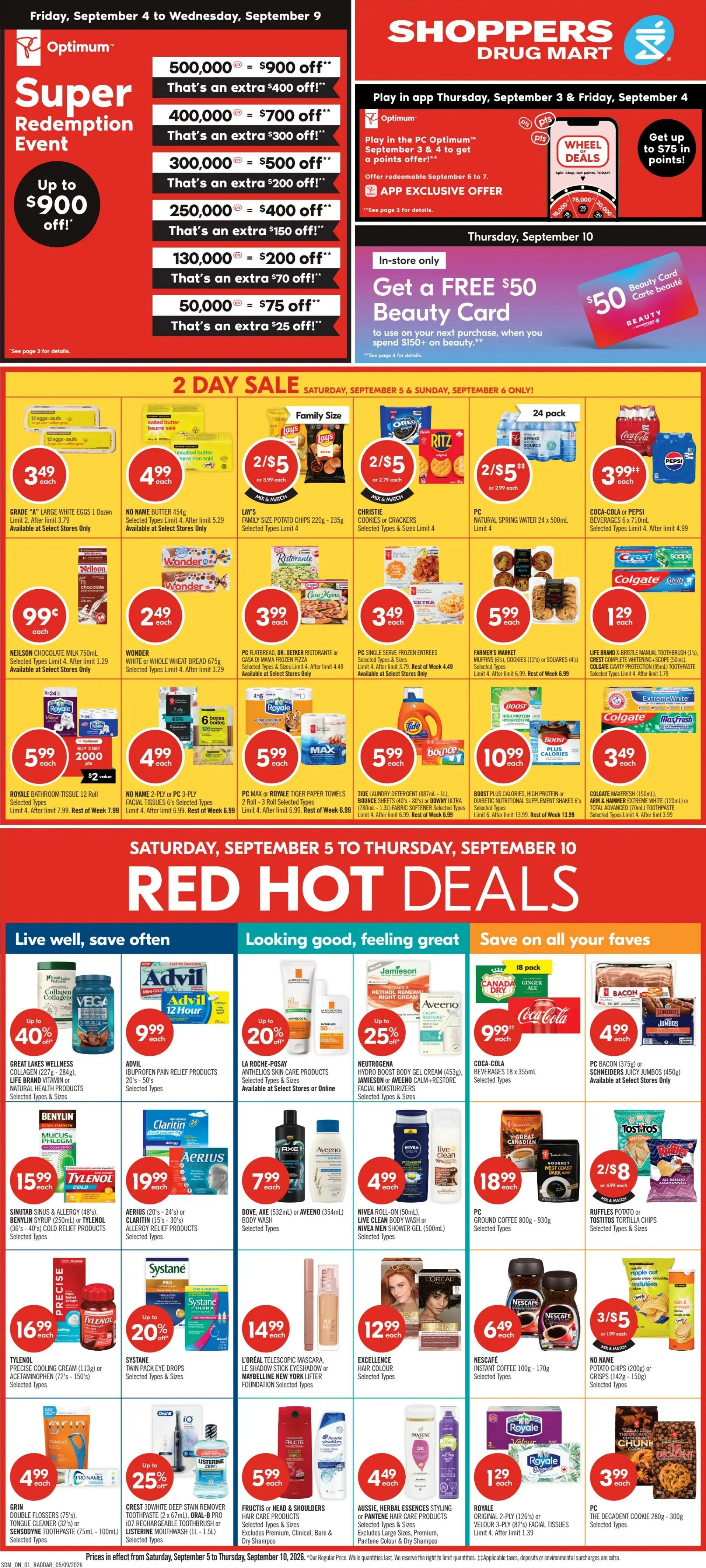 Shoppers Drug Mart Weekly Flyer - Page 1