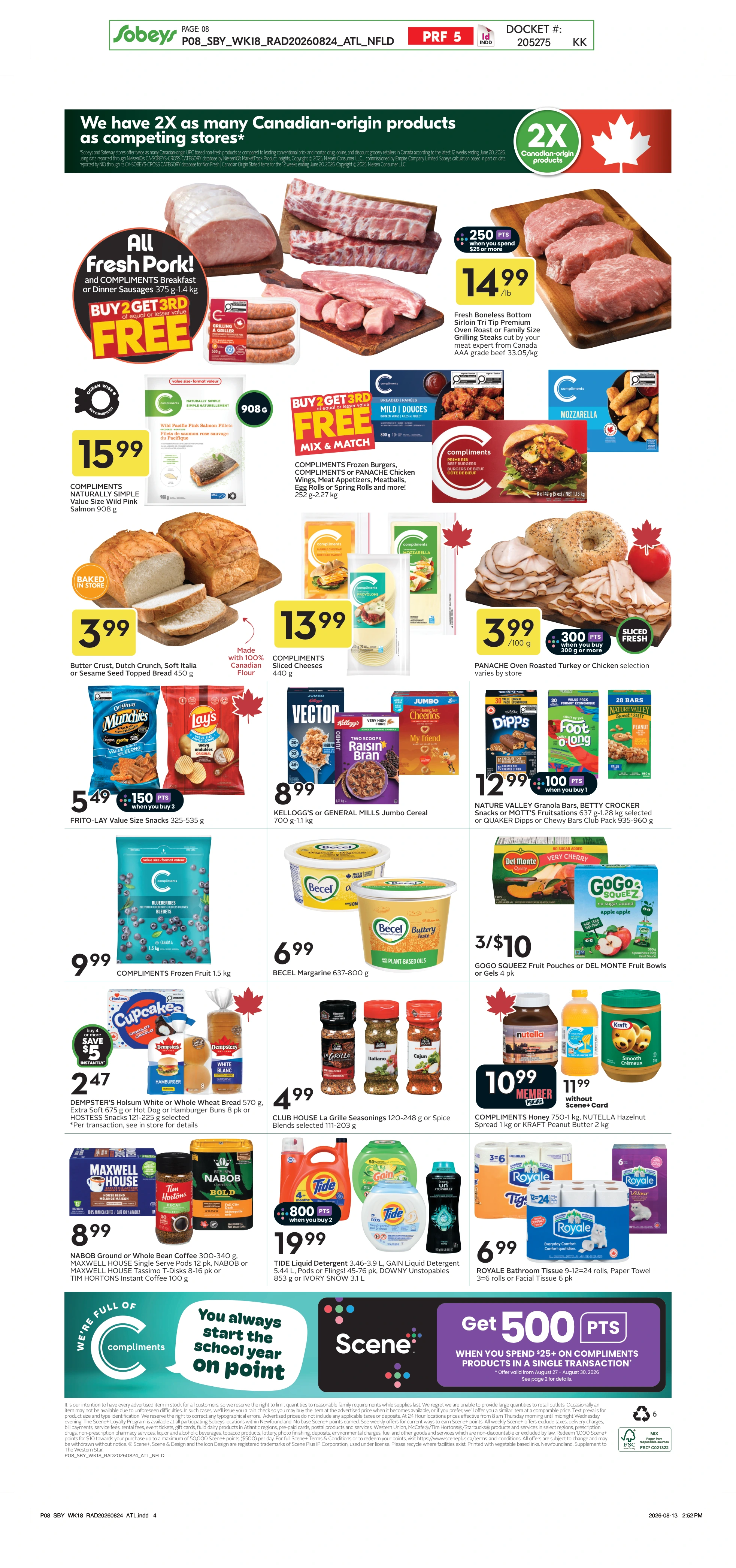Sobeys Atlantic Weekly eFlyer 08/27 - 09/02 - Page 2