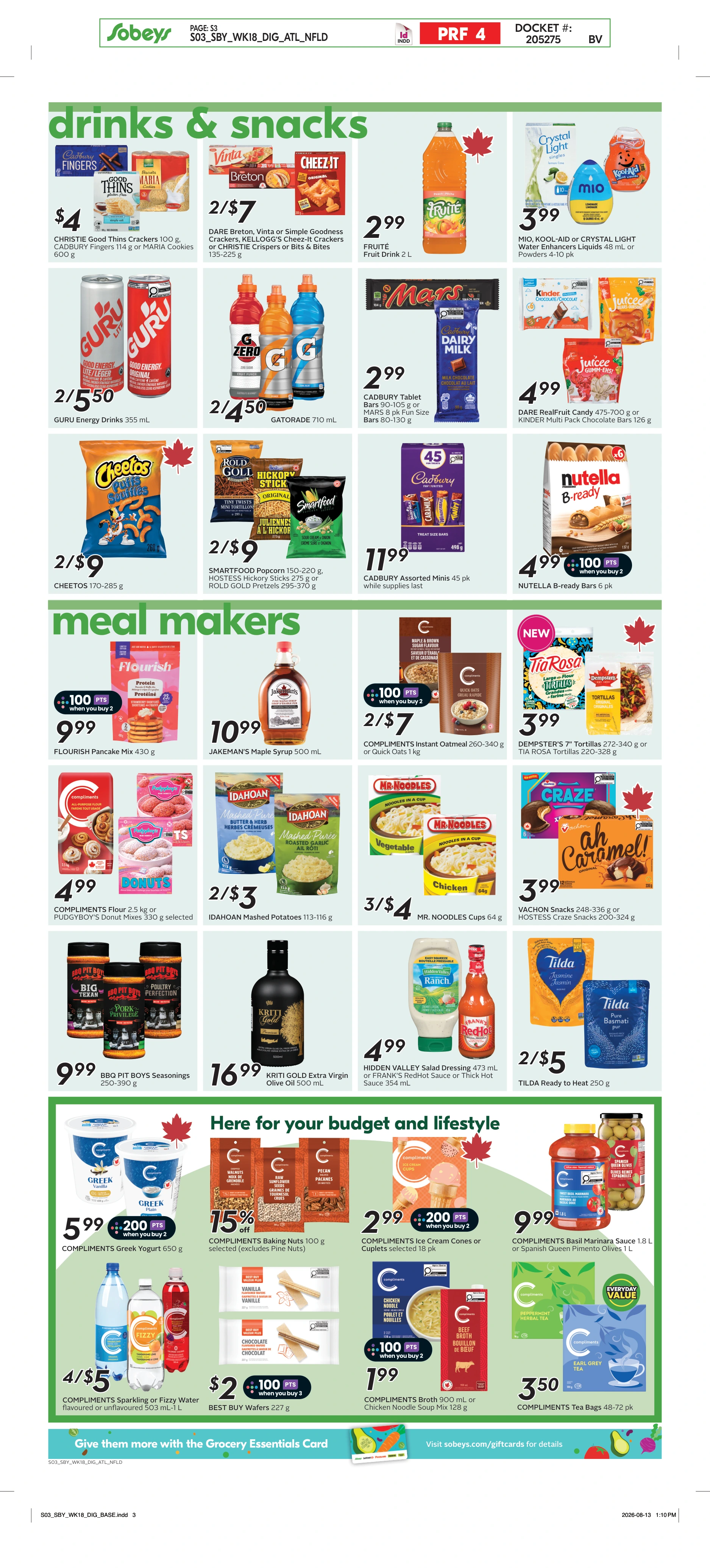 Sobeys Atlantic Weekly eFlyer 08/27 - 09/02 - Page 9