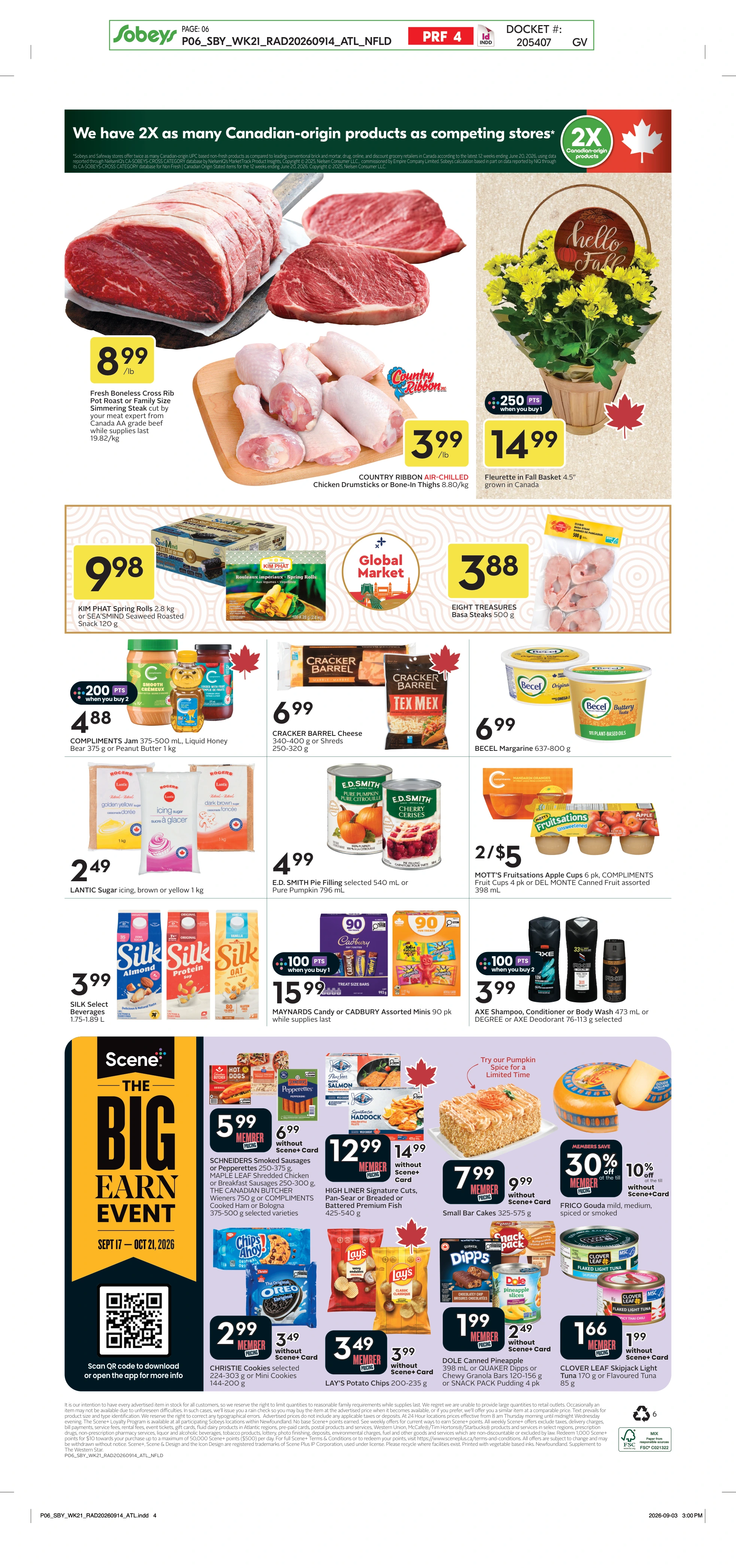 Sobeys Atlantic Weekly eFlyer 09/17 - 09/23 - Page 3
