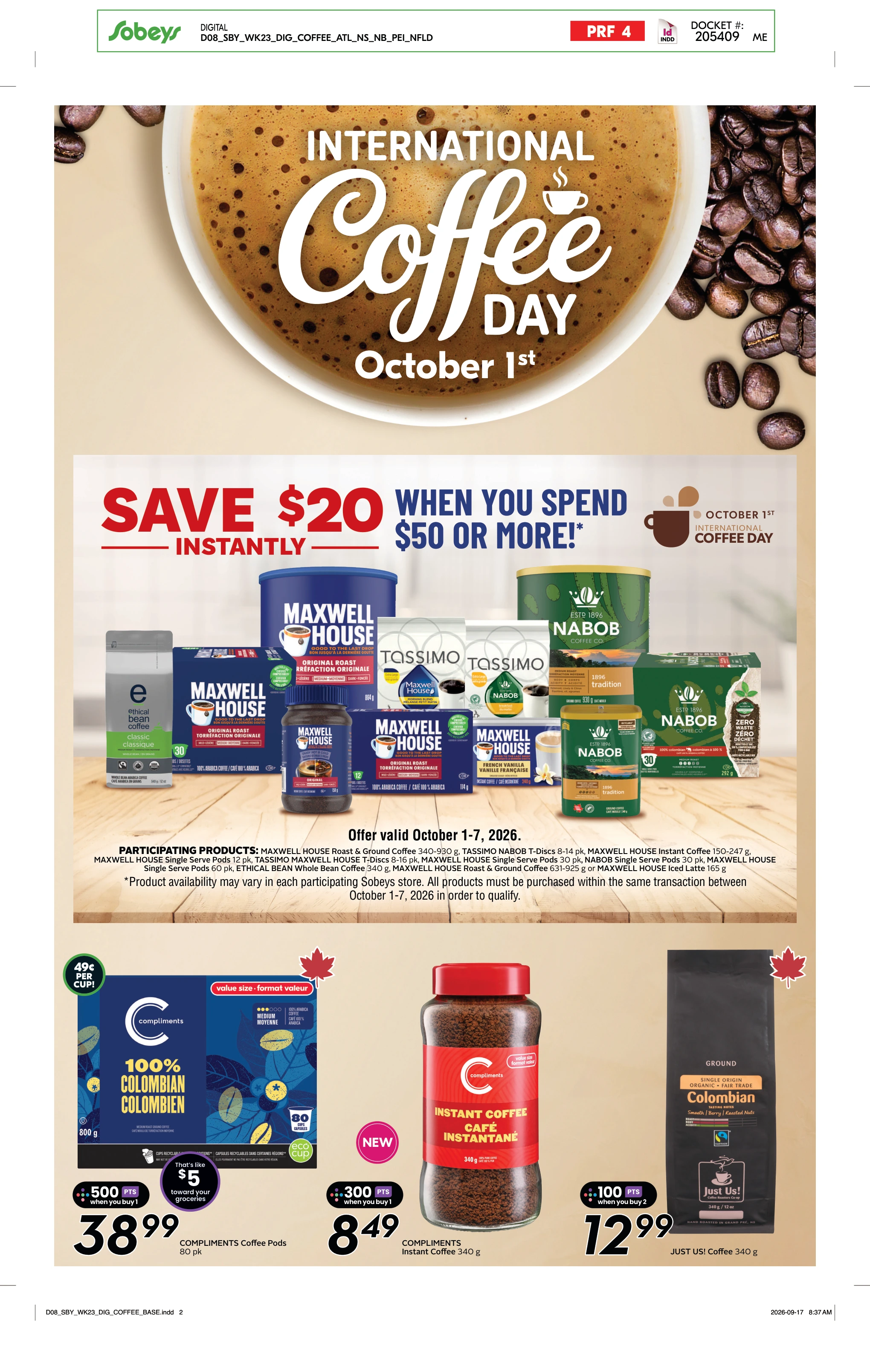 Sobeys Atlantic Weekly eFlyer 10/01 -10/07 - Page 21