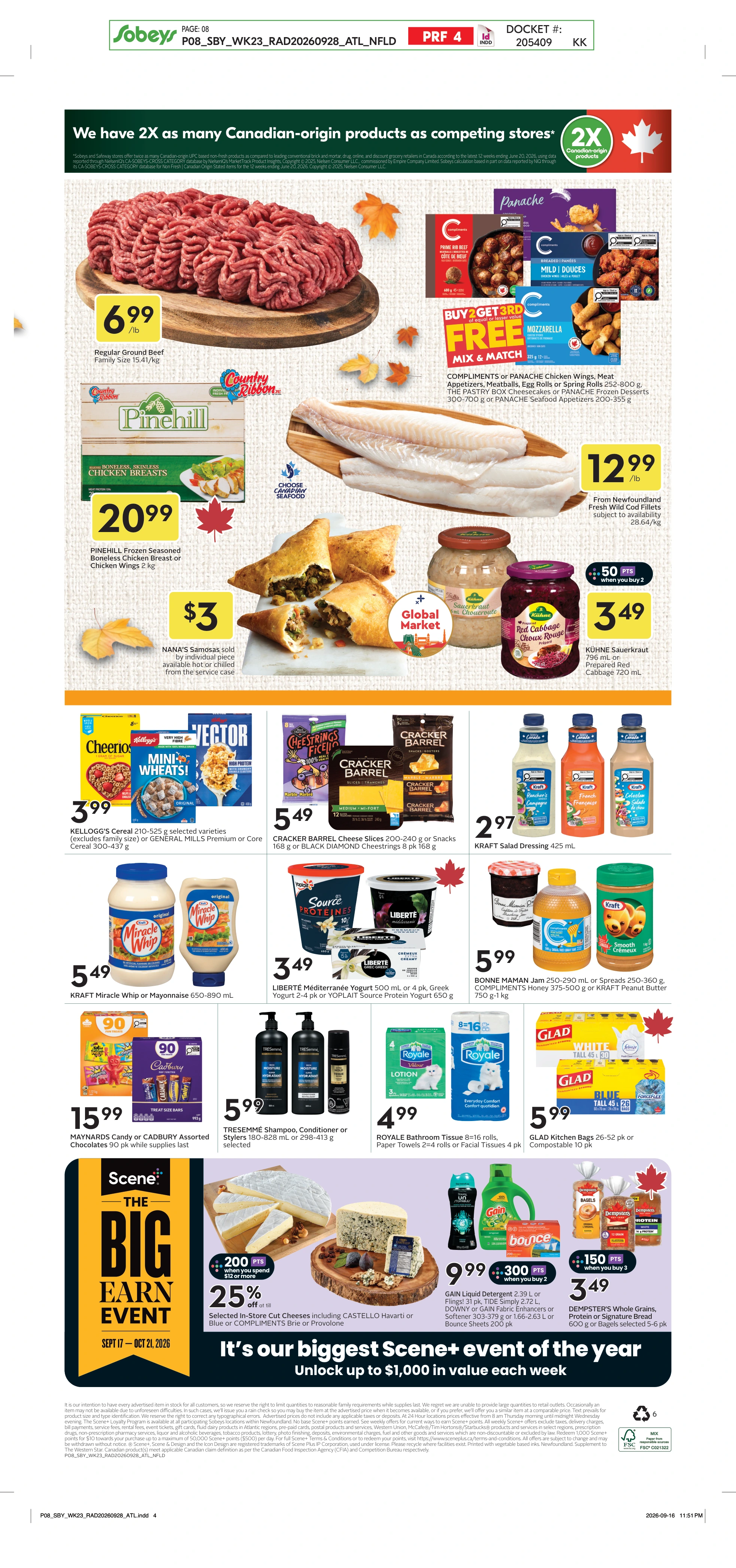 Sobeys Atlantic Weekly eFlyer 10/01 -10/07 - Page 3