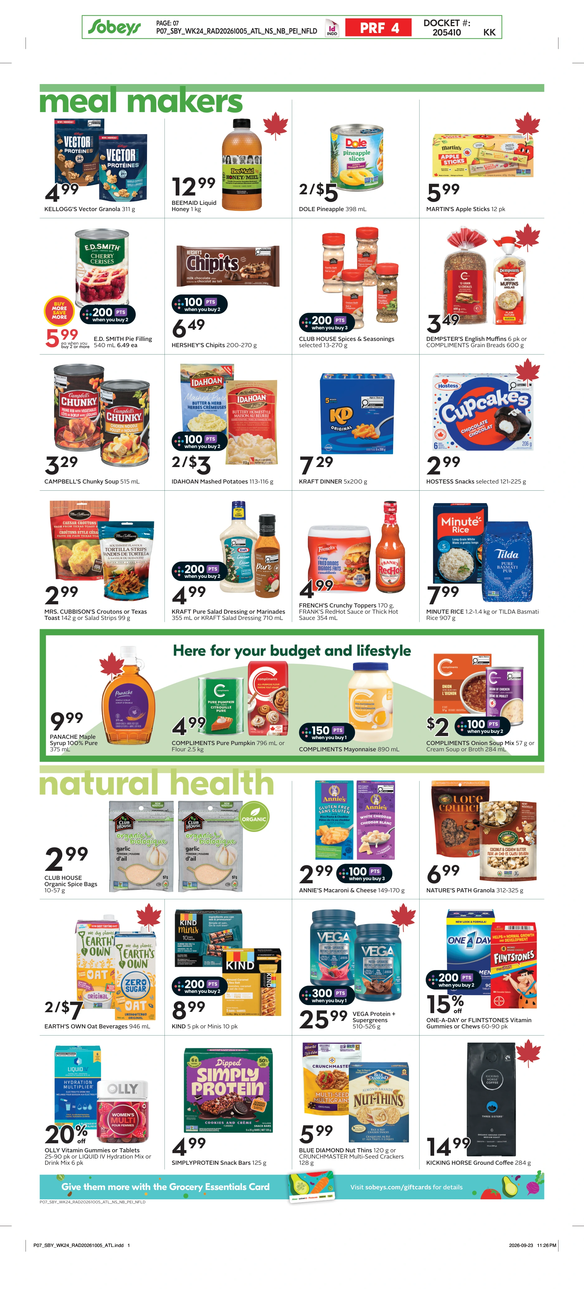 Sobeys Atlantic Weekly eFlyer 10/08 -10/14 - Page 9