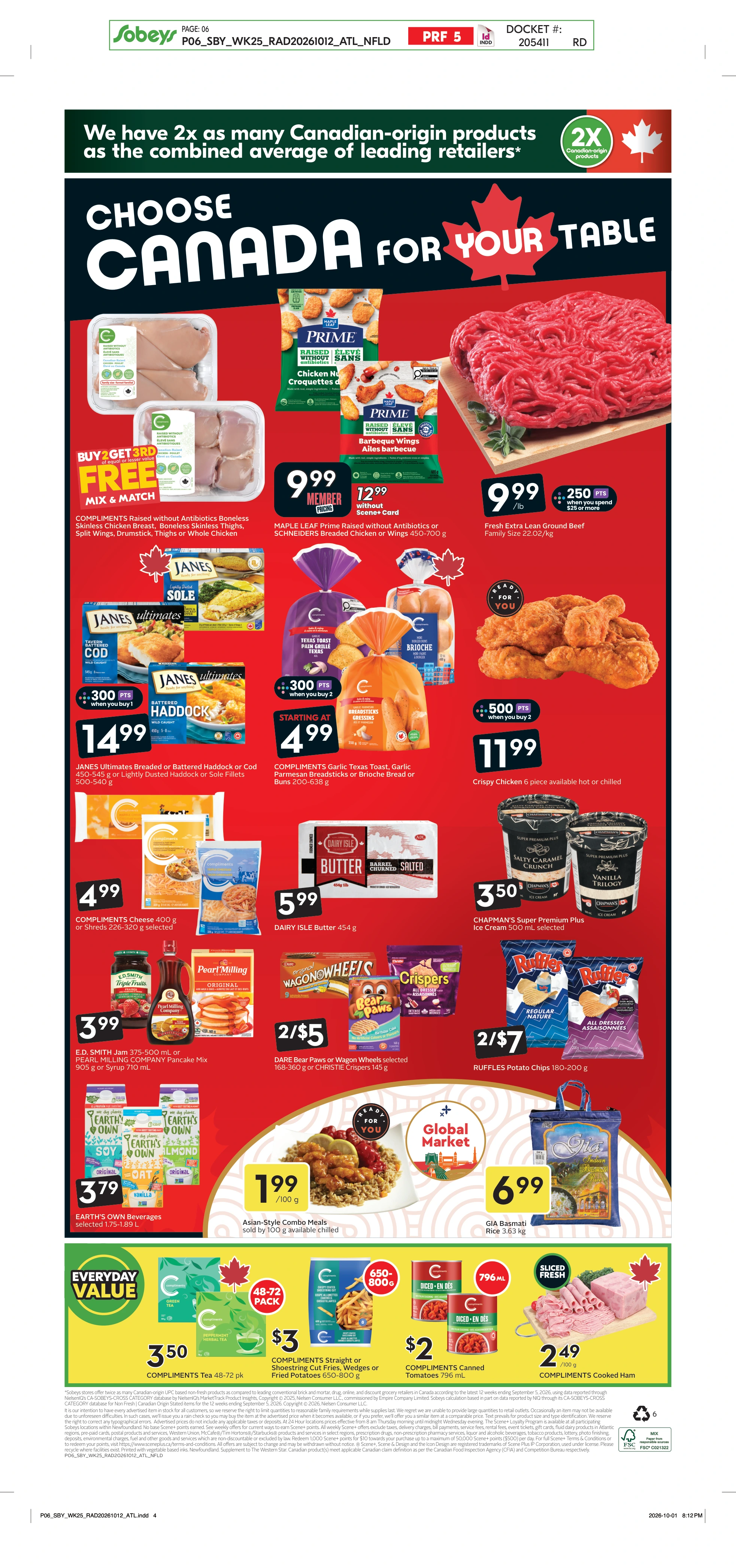 Sobeys Atlantic Weekly eFlyer 10/15 -10/21 - Page 2