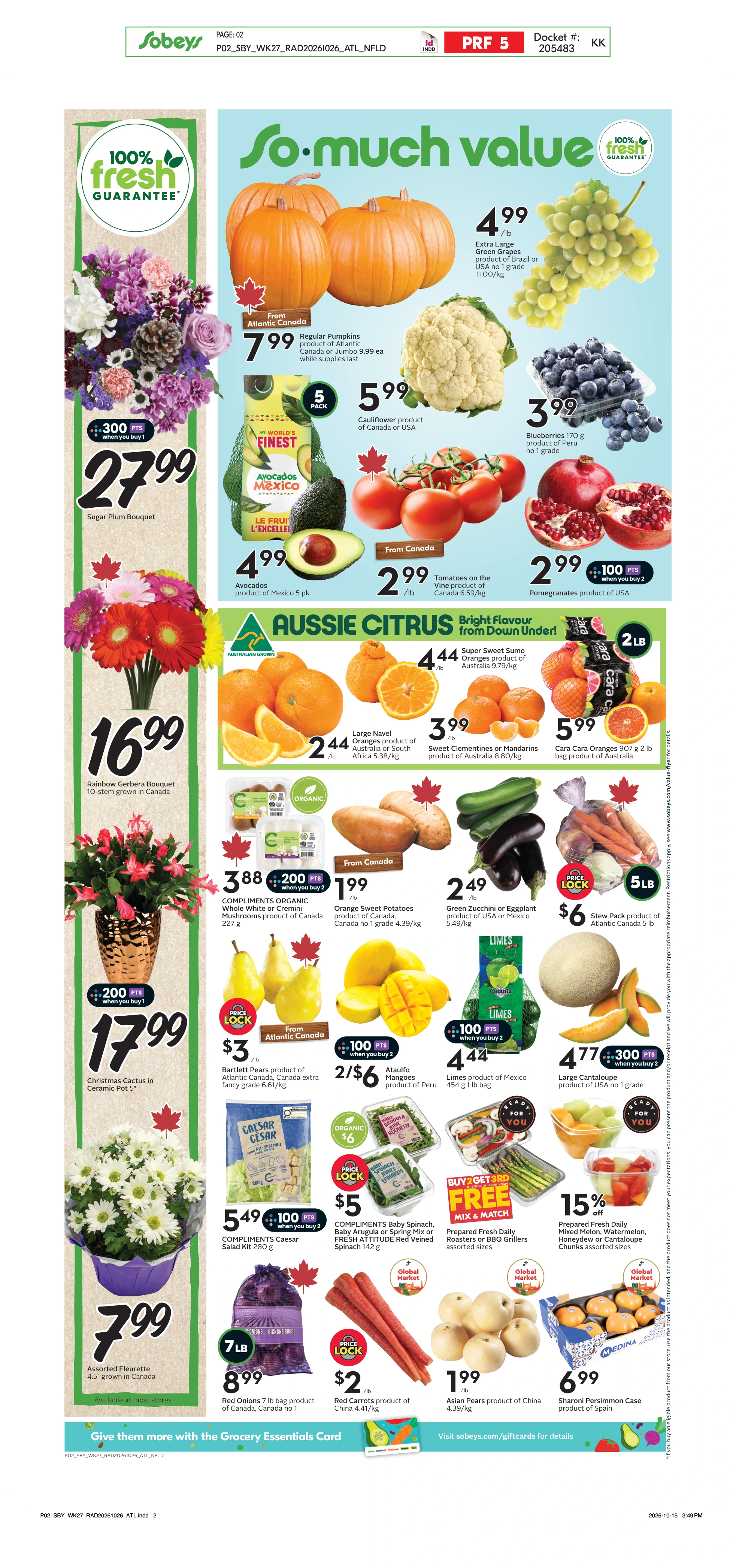 Sobeys Atlantic Weekly eFlyer 10/29 -11/04 - Page 3