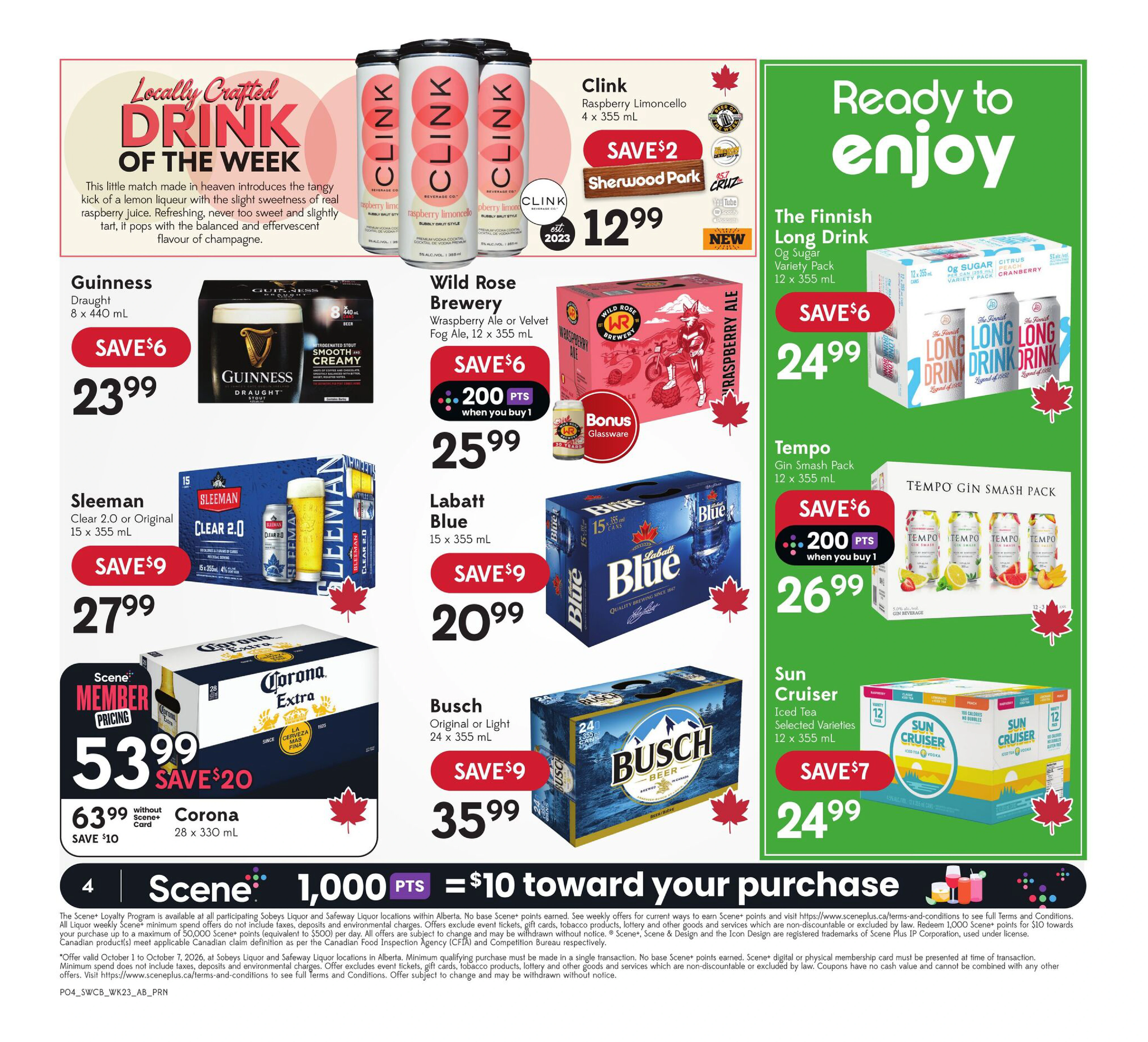 Sobeys Liquor Weekly eFlyer 10/01 - 10/07 - Page 5