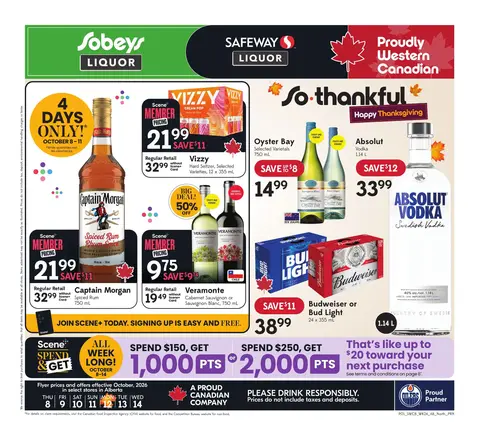 Weekly eFlyer 10/08 - 10/14