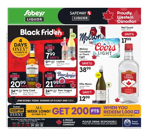Weekly eFlyer 10/15 - 10/21