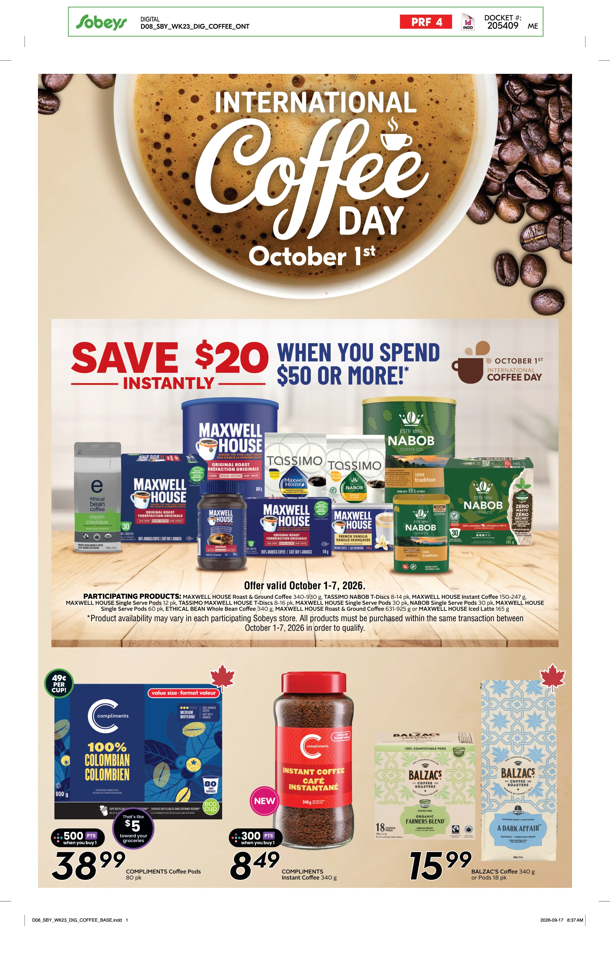 Sobeys Ontario Weekly eFlyer 10/01 -10/07 - Page 22