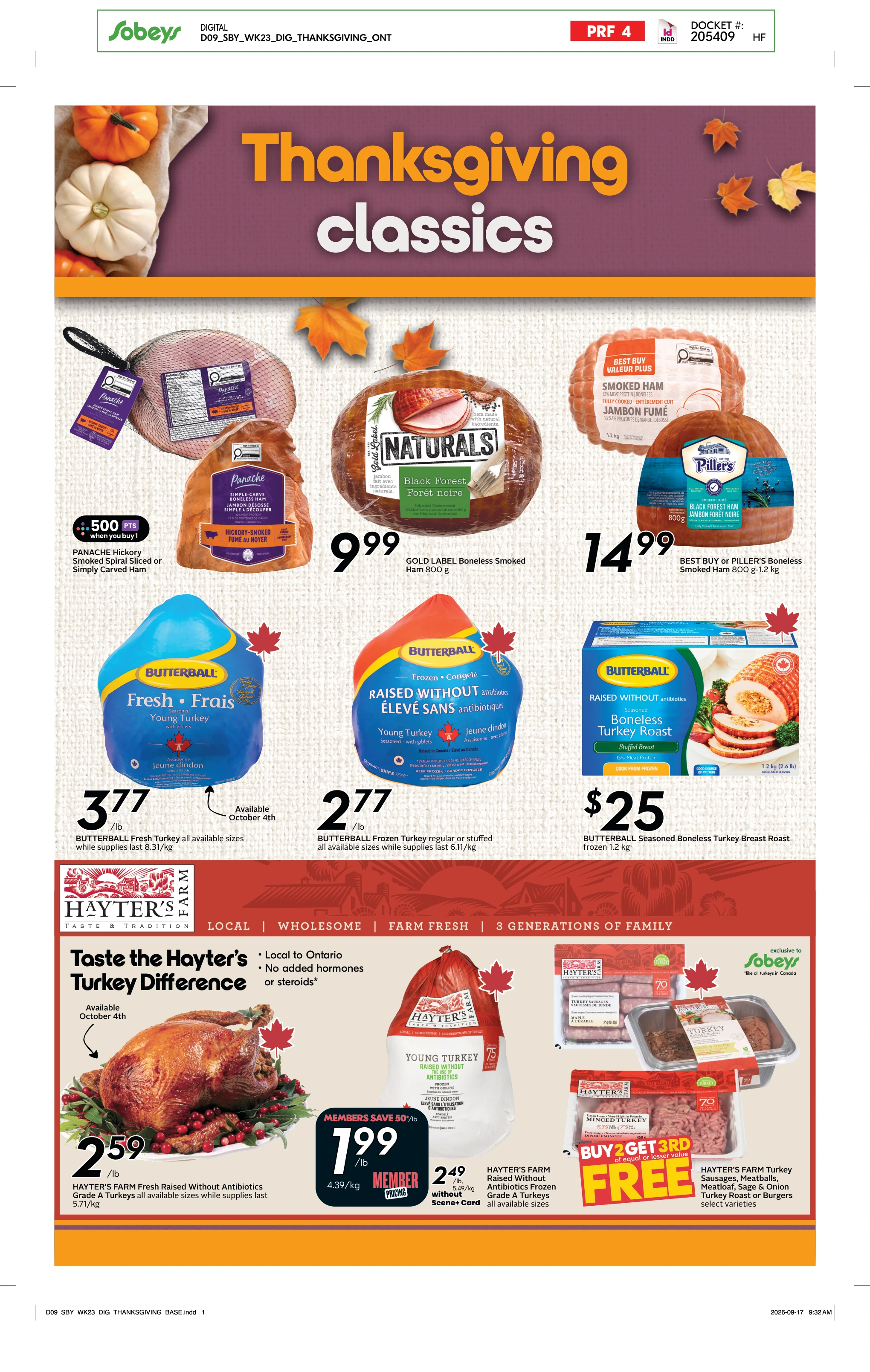 Sobeys Ontario Weekly eFlyer 10/01 -10/07 - Page 23