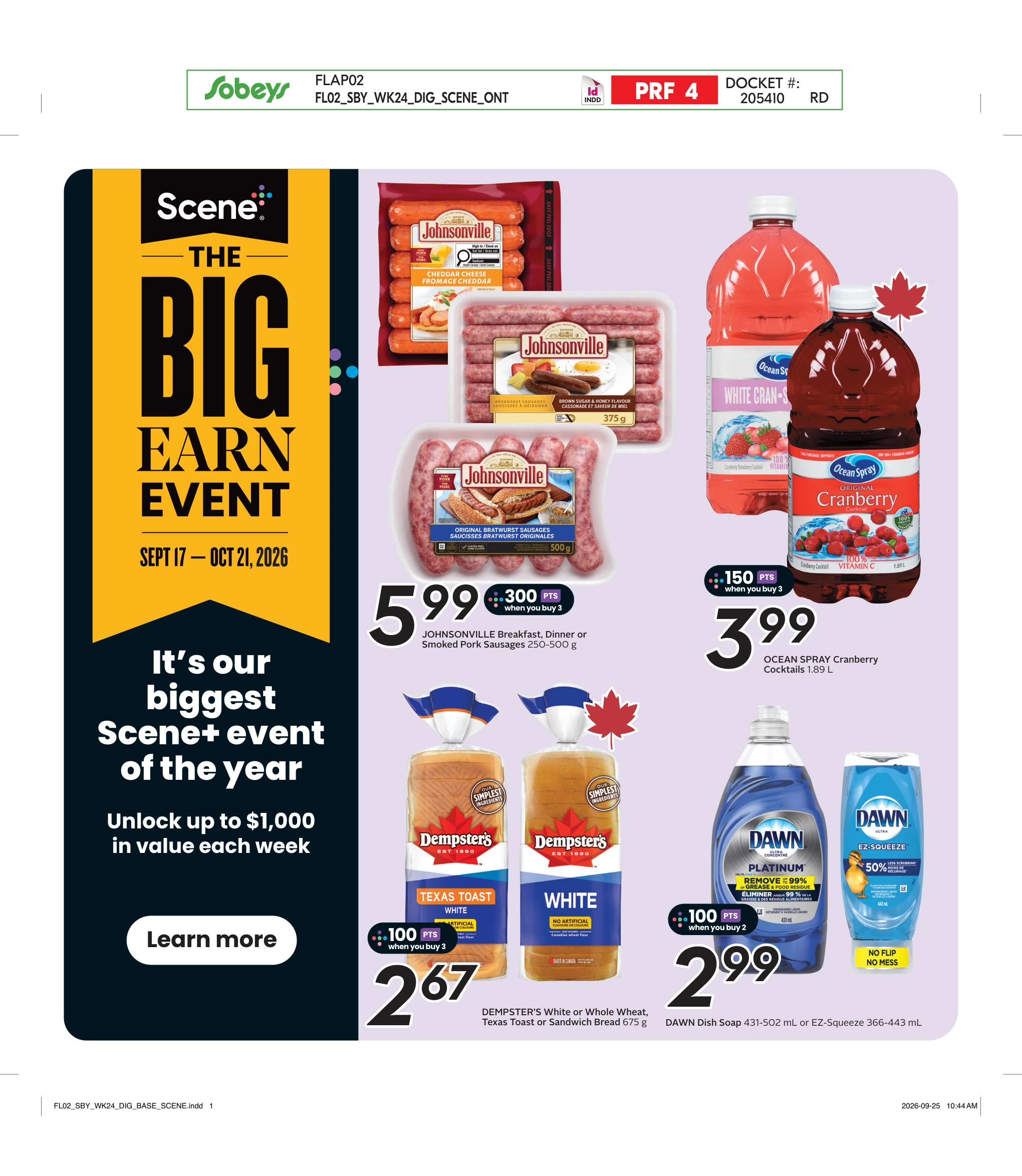 Sobeys Ontario Weekly eFlyer 10/08 -10/14 - Page 2