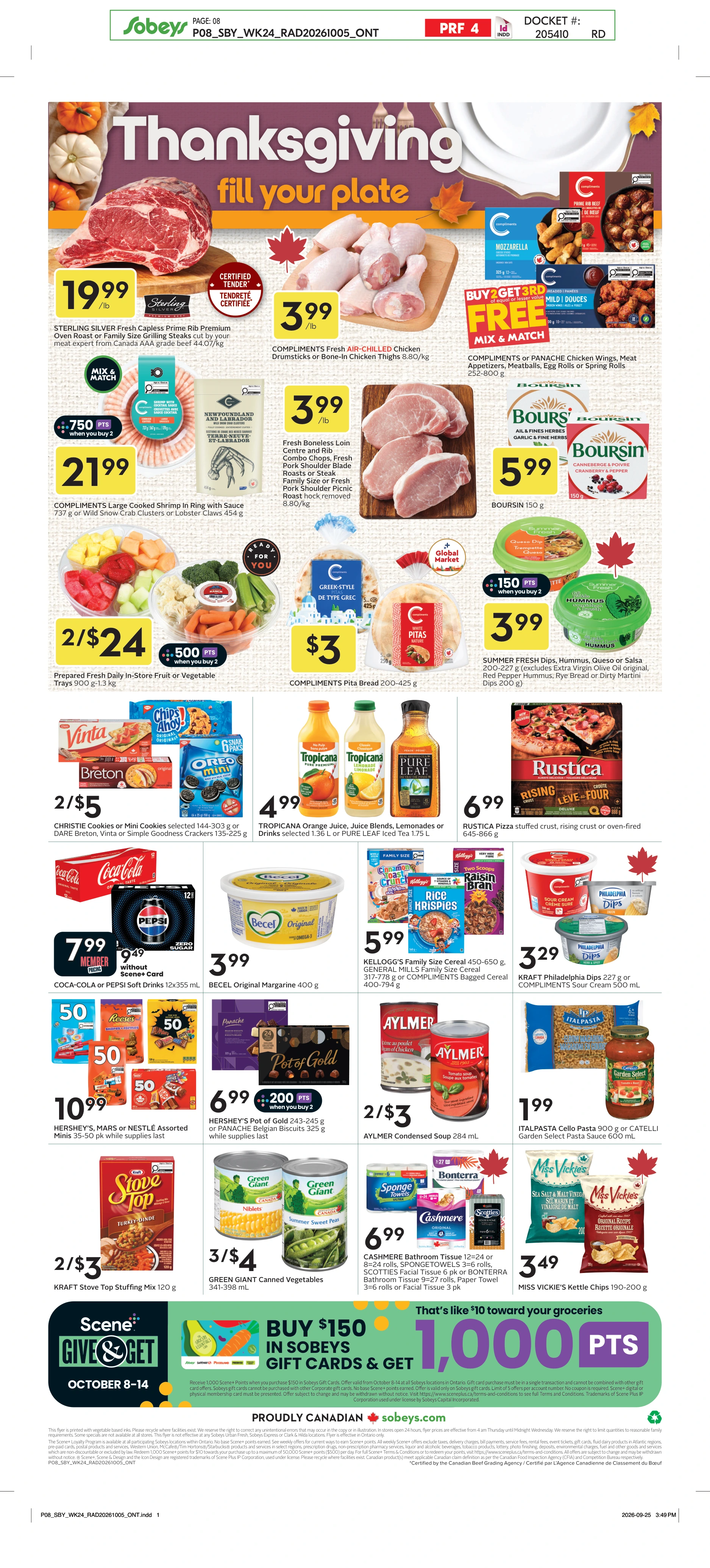 Sobeys Ontario Weekly eFlyer 10/08 -10/14 - Page 3