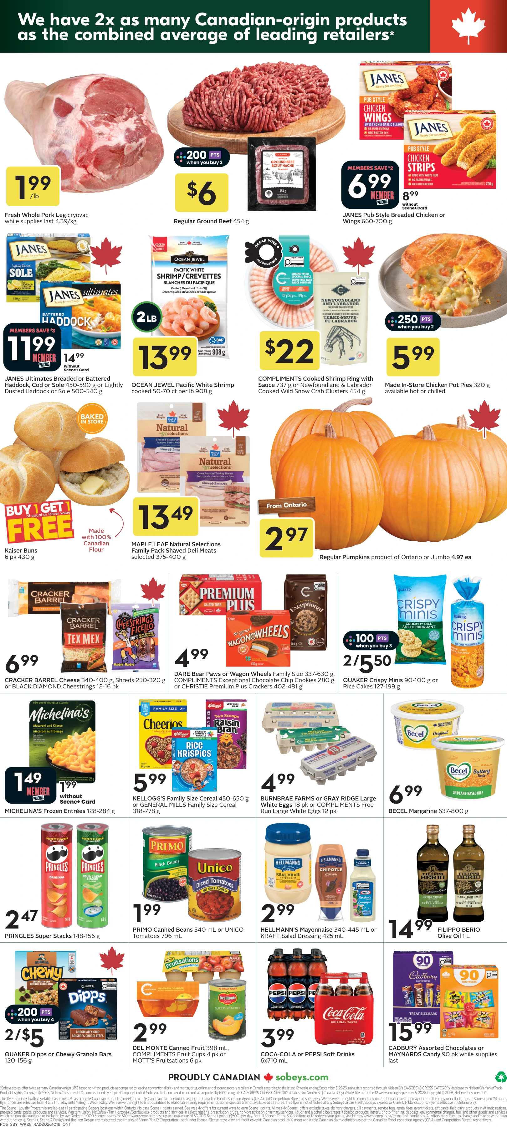 Sobeys Ontario Weekly eFlyer 10/22 -10/28 - Page 2