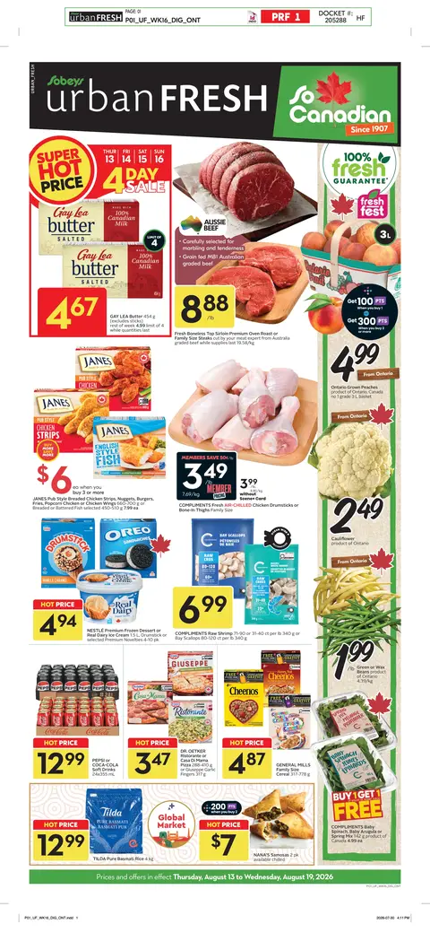 Weekly eFlyer 08/13 - 08/19