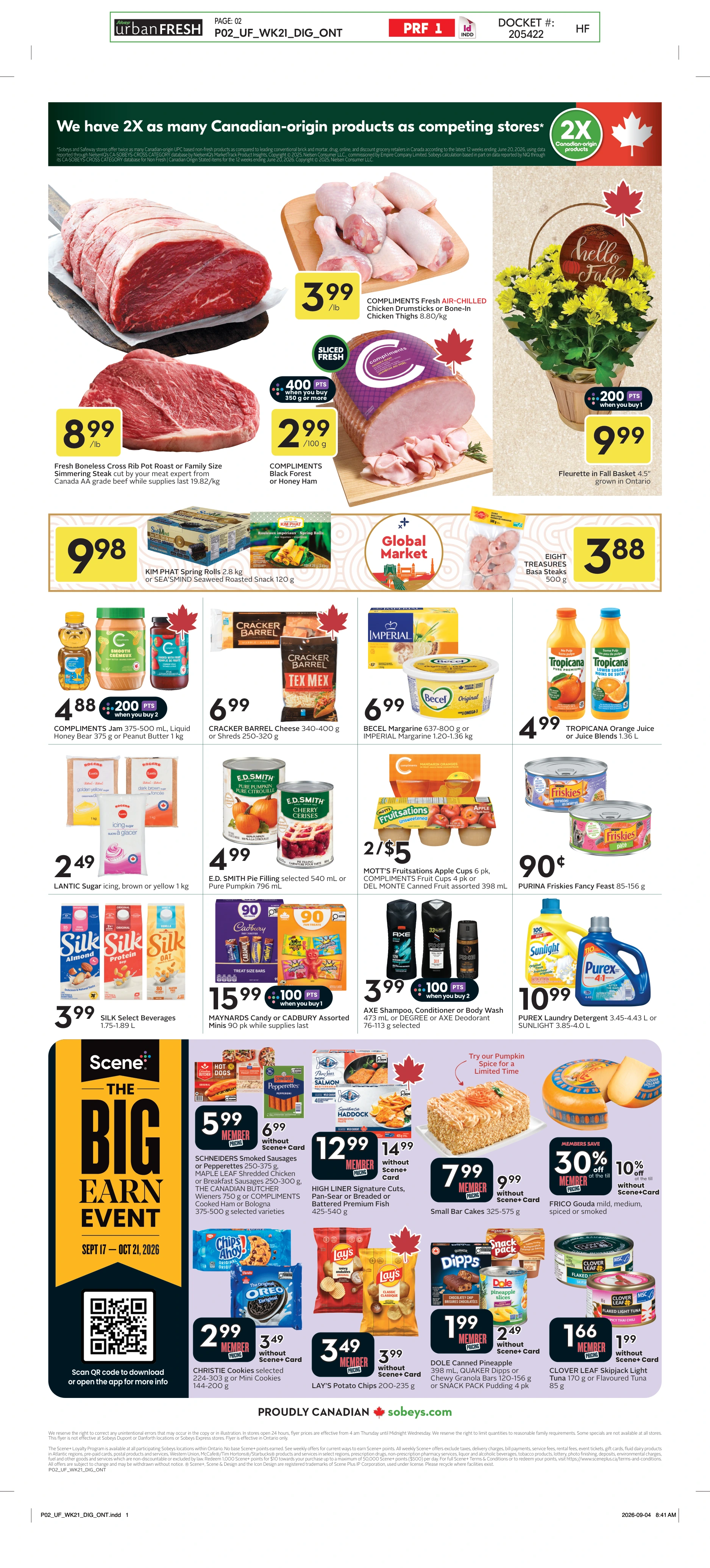 Sobeys Urban Fresh Weekly eFlyer 09/17- 09/23 - Page 3
