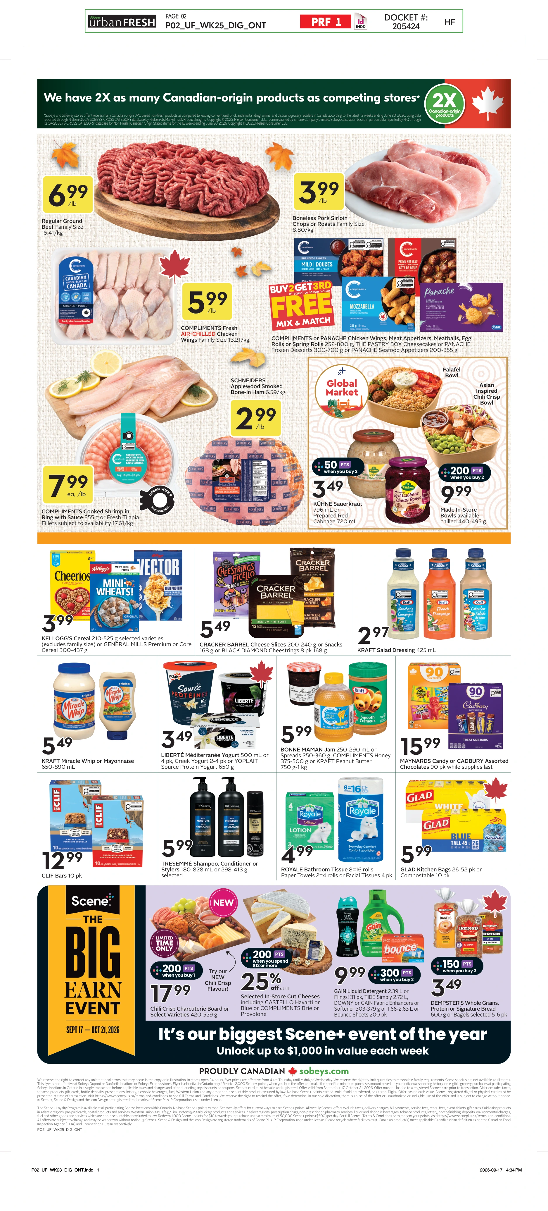 Sobeys Urban Fresh Weekly eFlyer 10/01-10/07 - Page 3