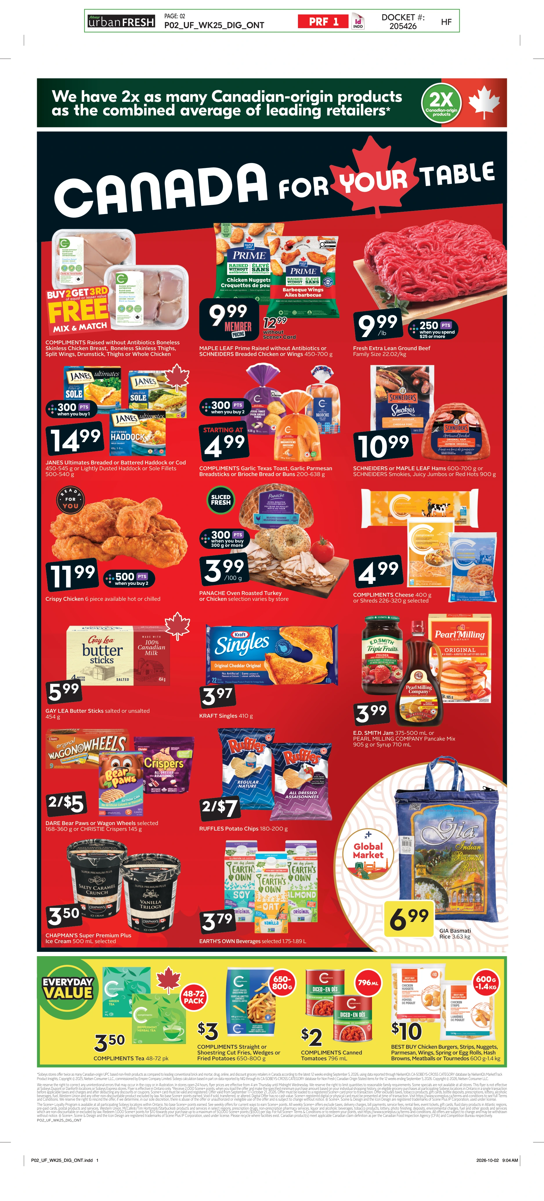 Sobeys Urban Fresh Weekly eFlyer 10/15 - 10/21 - Page 2