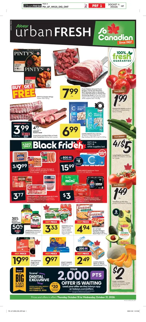 Weekly eFlyer 10/15 - 10/21