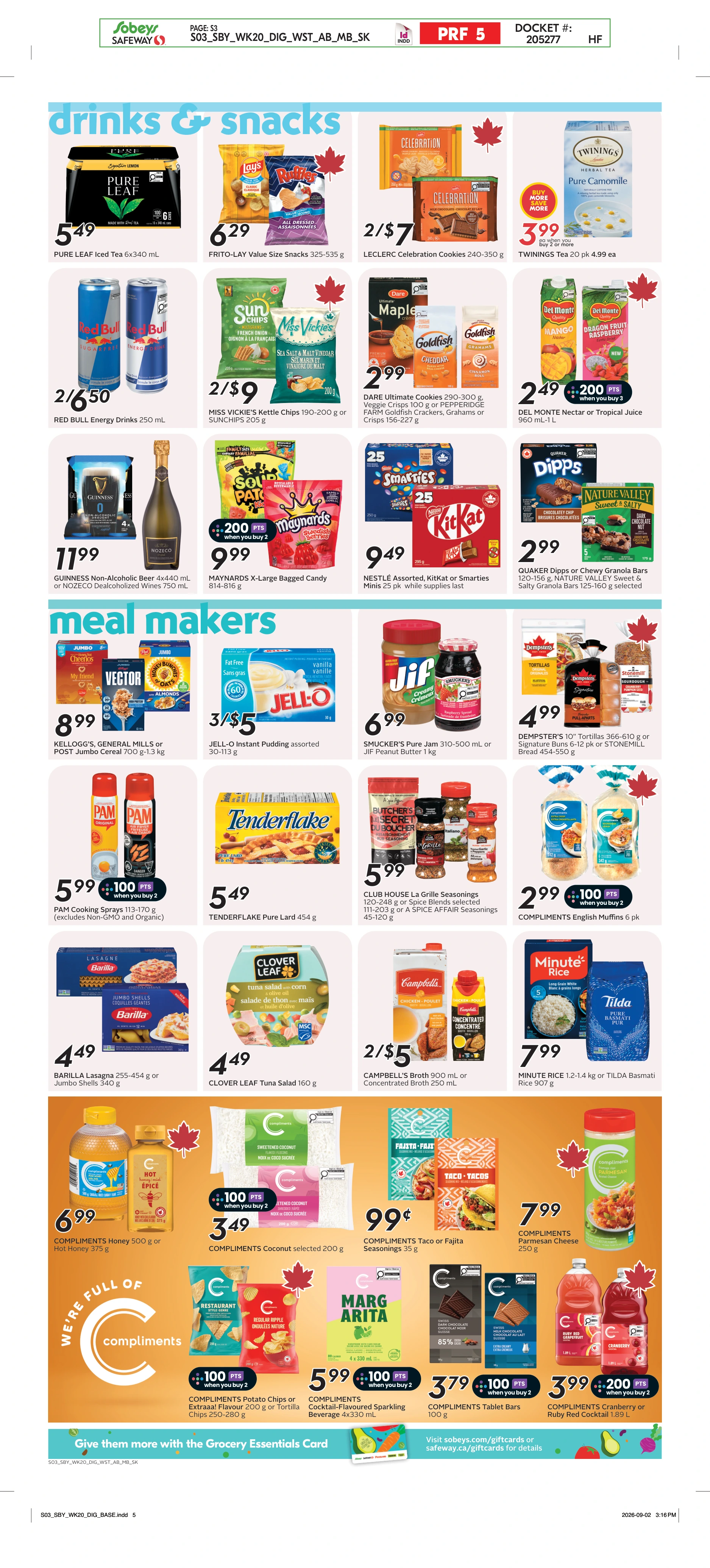 Sobeys West Weekly eFlyer 09/10 - 09/16 - Page 12