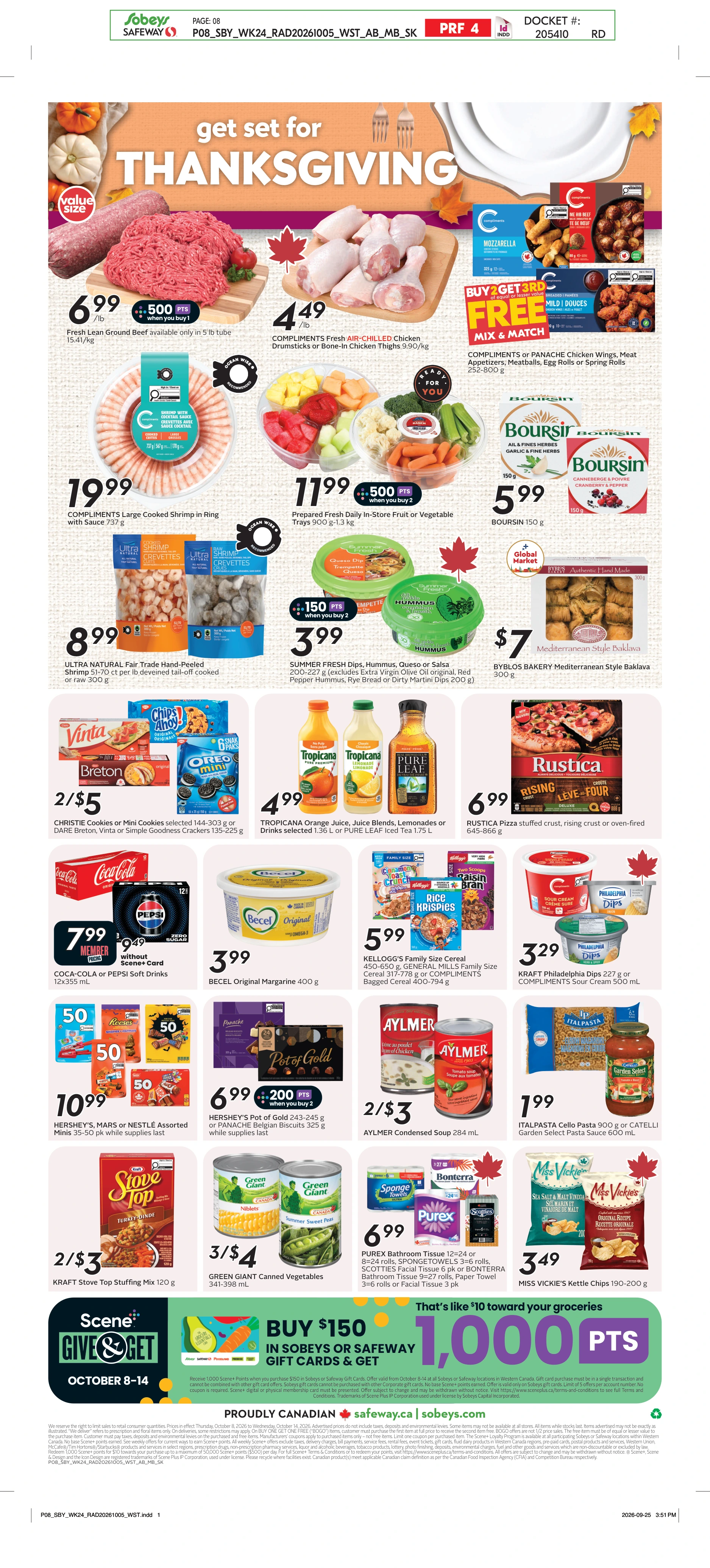 Sobeys West Weekly eFlyer 10/08 -10/14 - Page 3