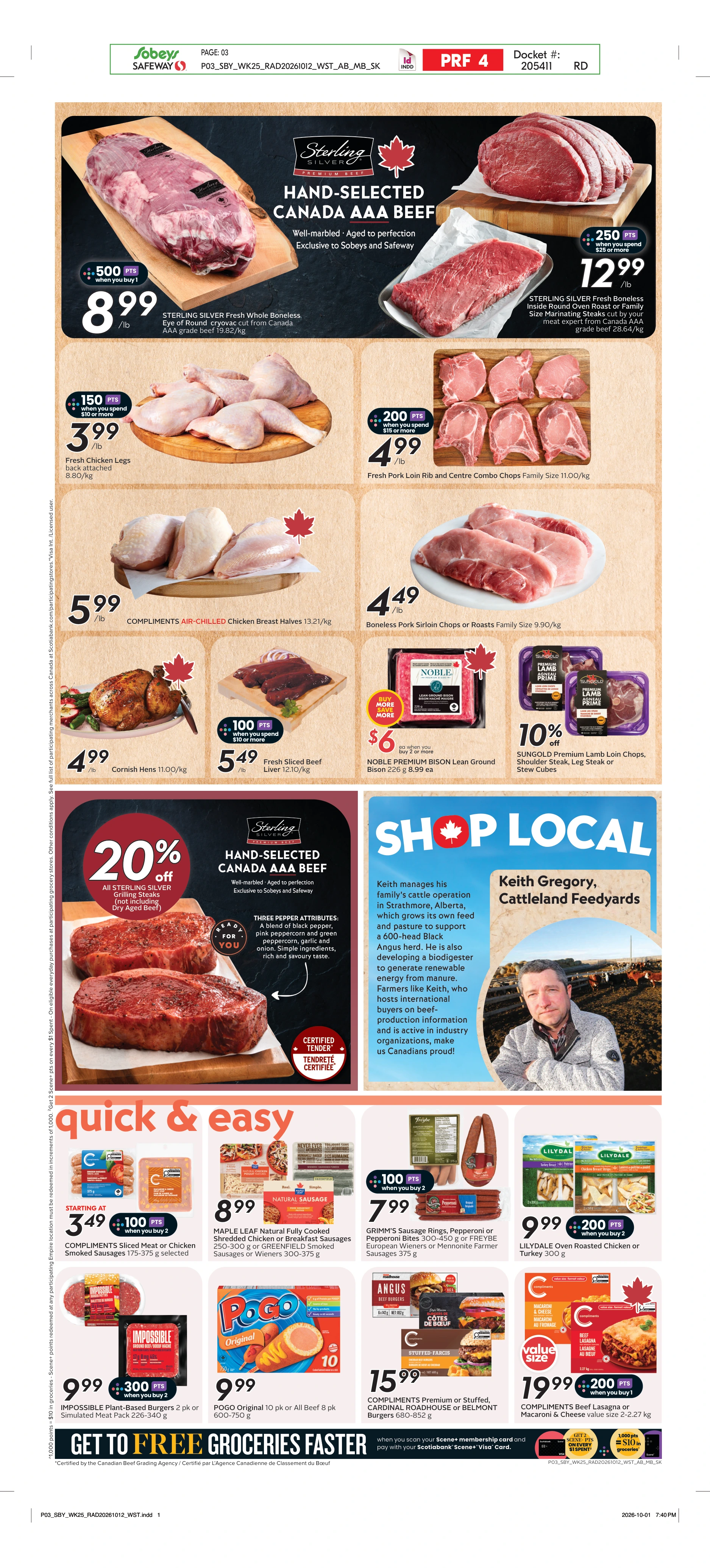 Sobeys West Weekly eFlyer 10/15 -10/21 - Page 4