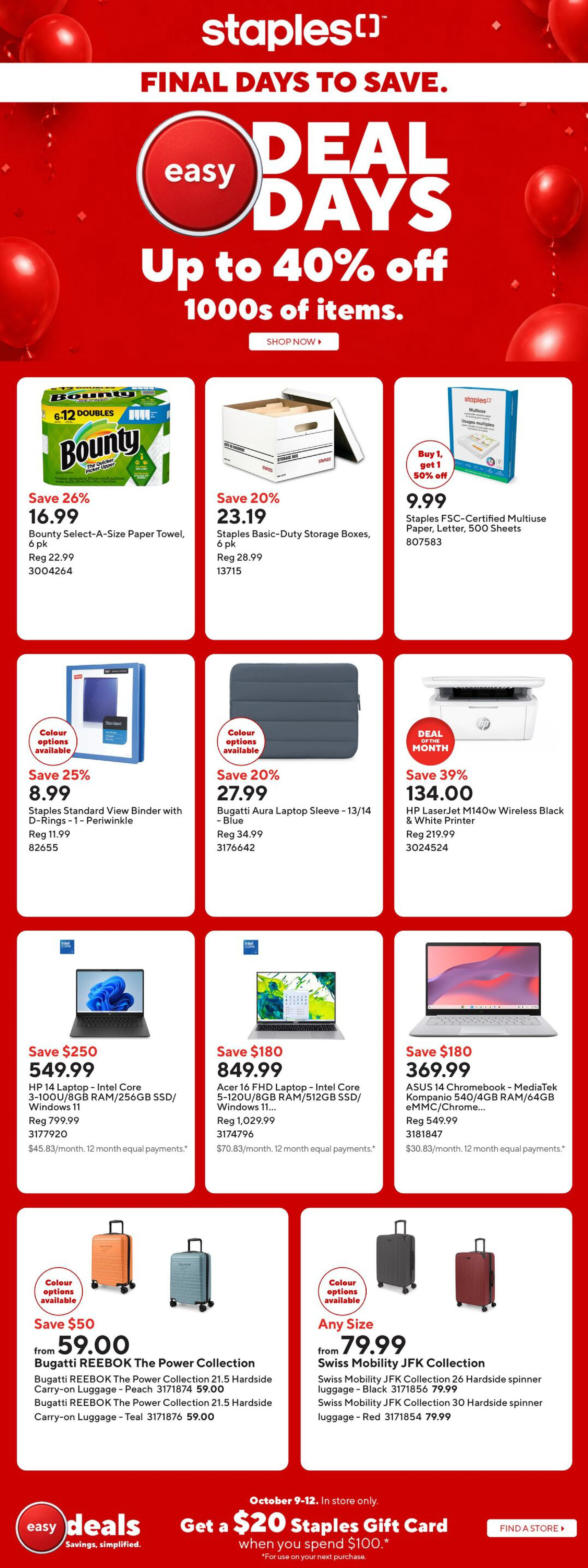 Staples Weekly Flyer ROC - Page 1