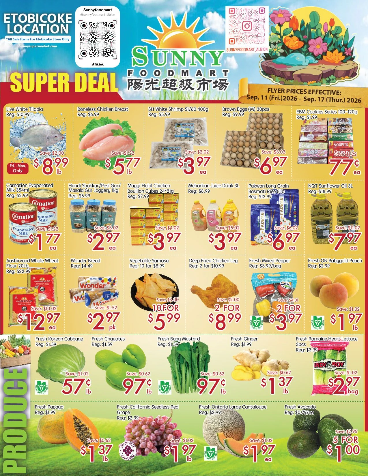 Sunny Food Mart Etobicoke Weekly Flyer - Page 1