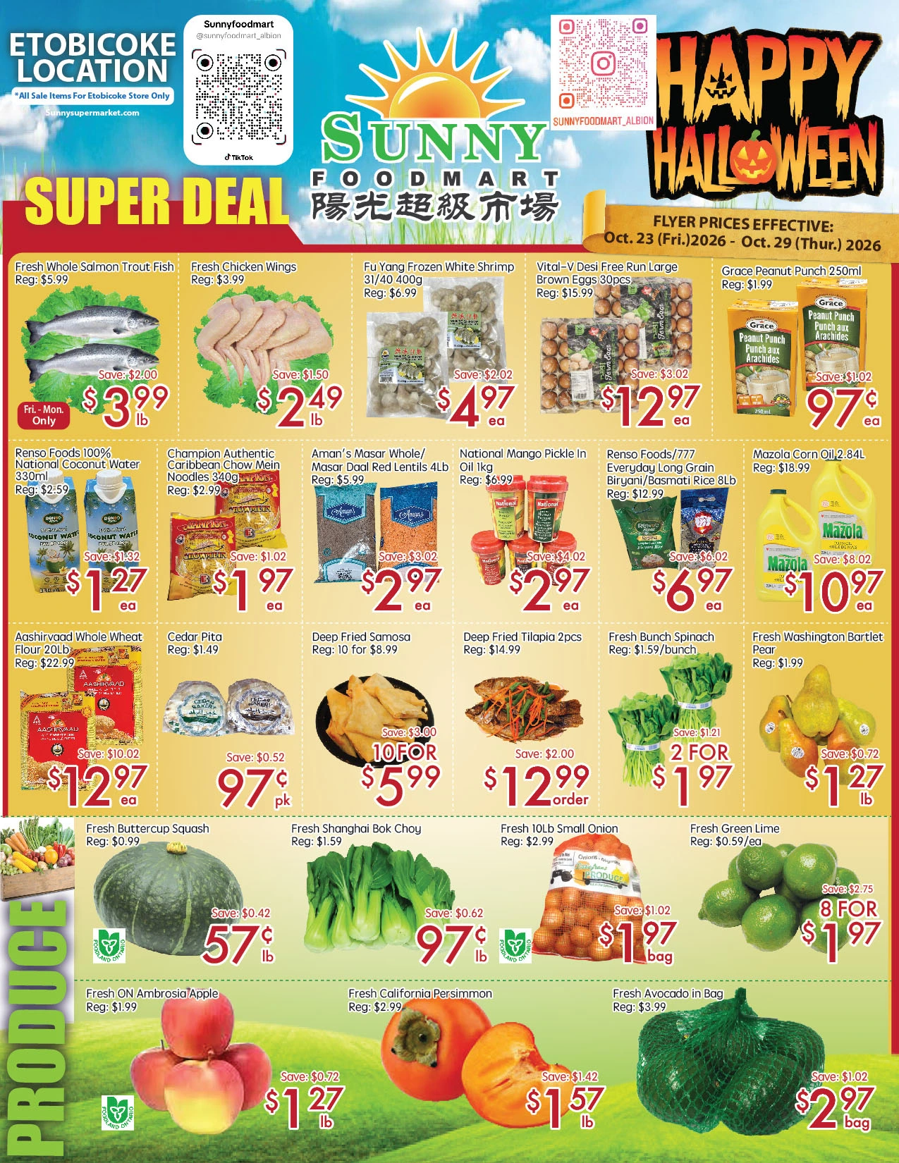 Sunny Food Mart Etobicoke Weekly Flyer - Page 1