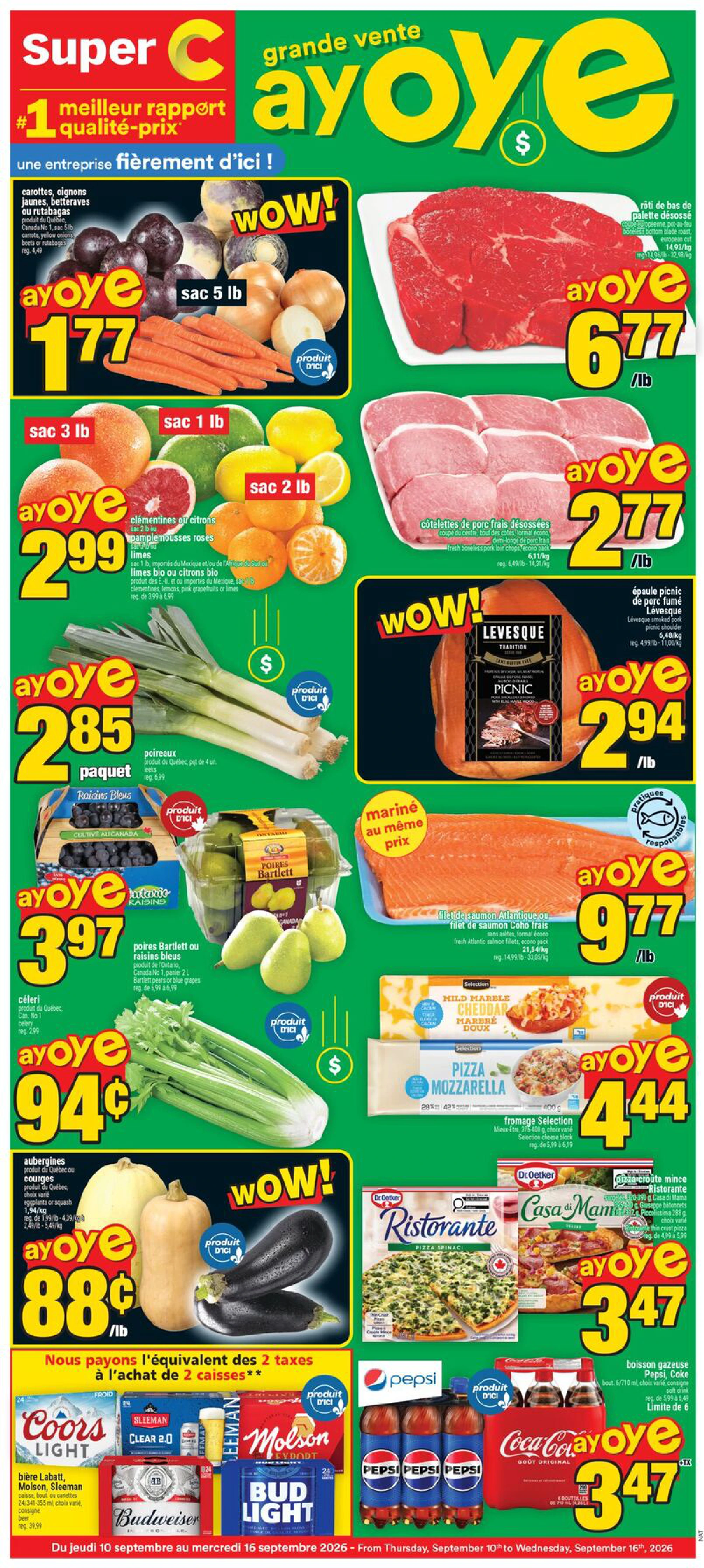 SuperC Weekly Flyer NAT - Page 1