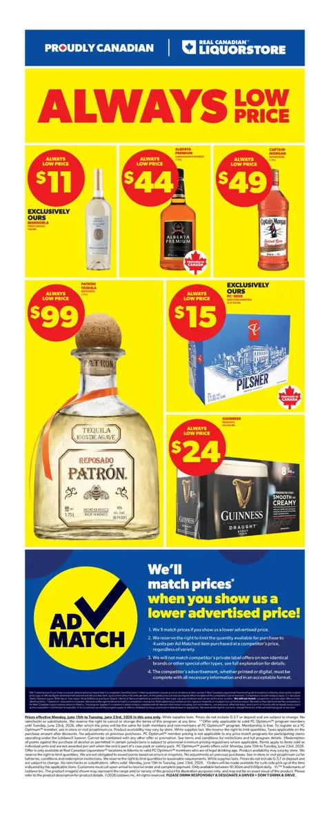 Weekly Flyer Valid , Monday, June 22- Tuesday, June 23