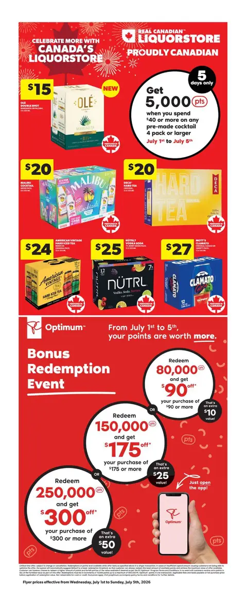 Weekly Flyer Valid Wednesday, July 1 - Sunday, July 5